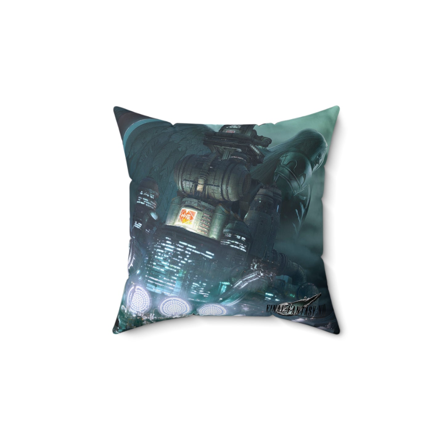 Final Fantasy VII Remake Art Spun Polyester Square Pillow