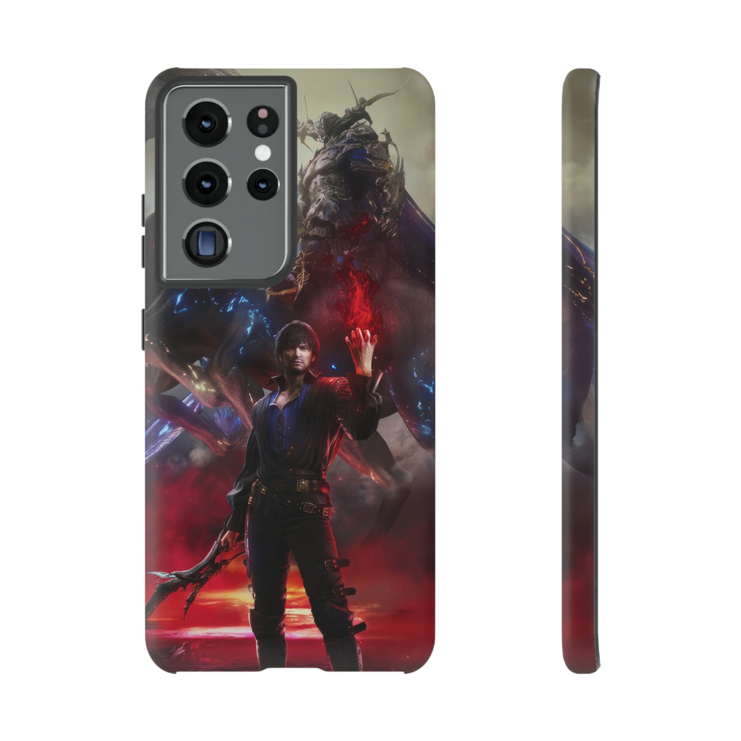 Final Fantasy XVI Barnabas Tharmr | Enhance Tough Phone Cases for iPhone 11-15 Pro Max / Samsung S21 - 23 Ultra / Pixel 5 - 7