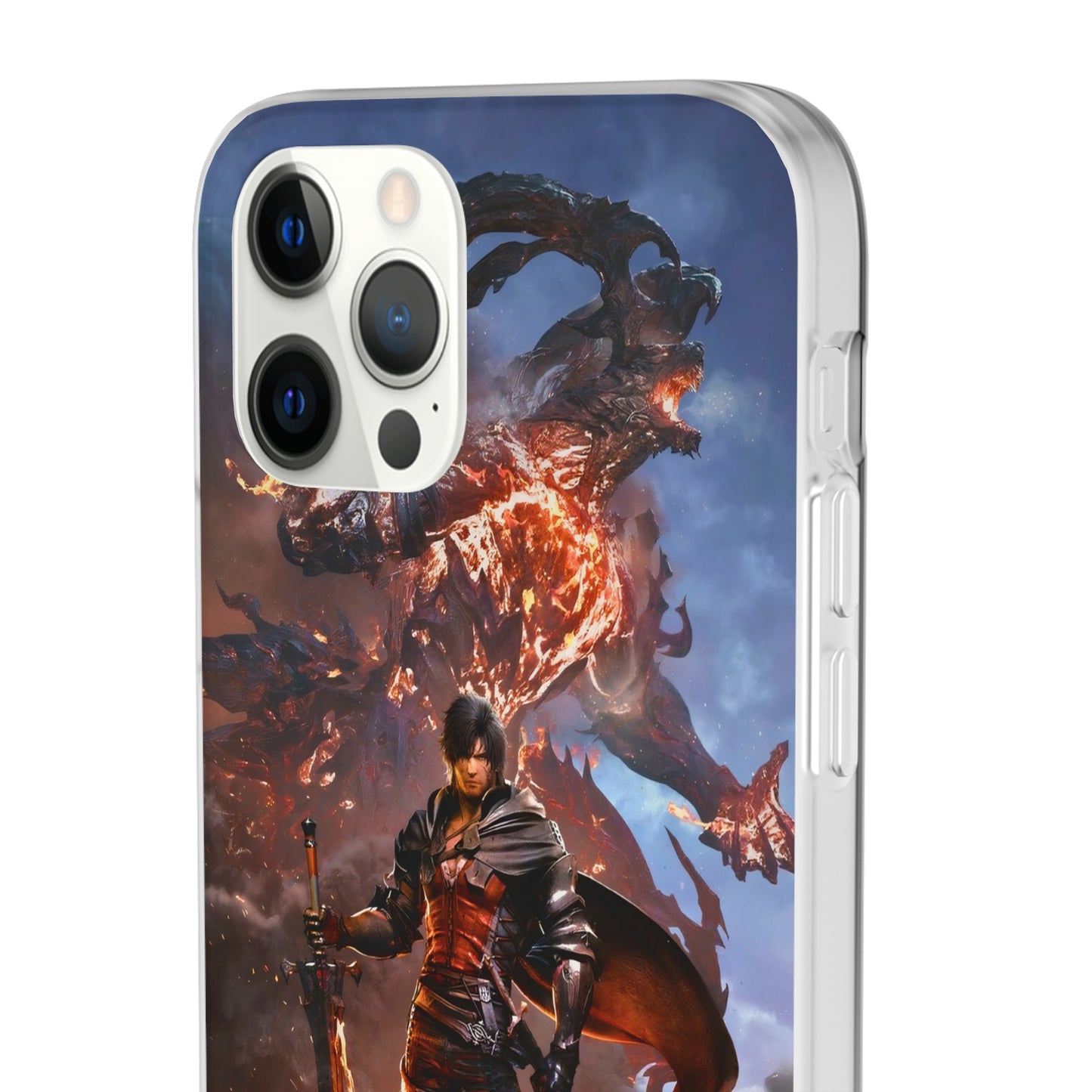 Final Fantasy XVI Clive Rosfield | Flexible Phone Case | Iphone 11-14 Pro Max | Samsung 21-23 Ultra | Gift Packages Choice