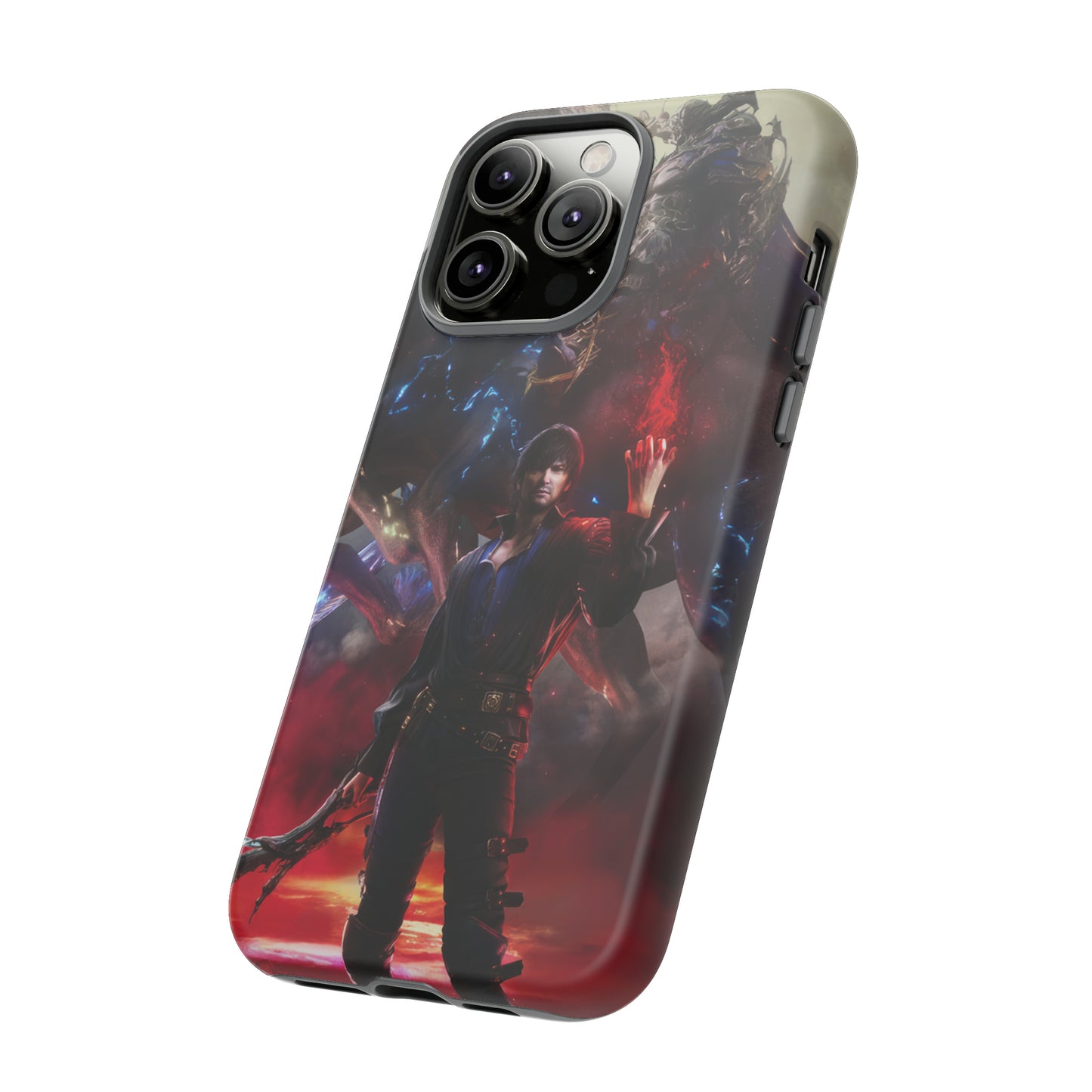 Final Fantasy XVI Barnabas Tharmr | Enhance Tough Phone Cases for iPhone 11-15 Pro Max / Samsung S21 - 23 Ultra / Pixel 5 - 7