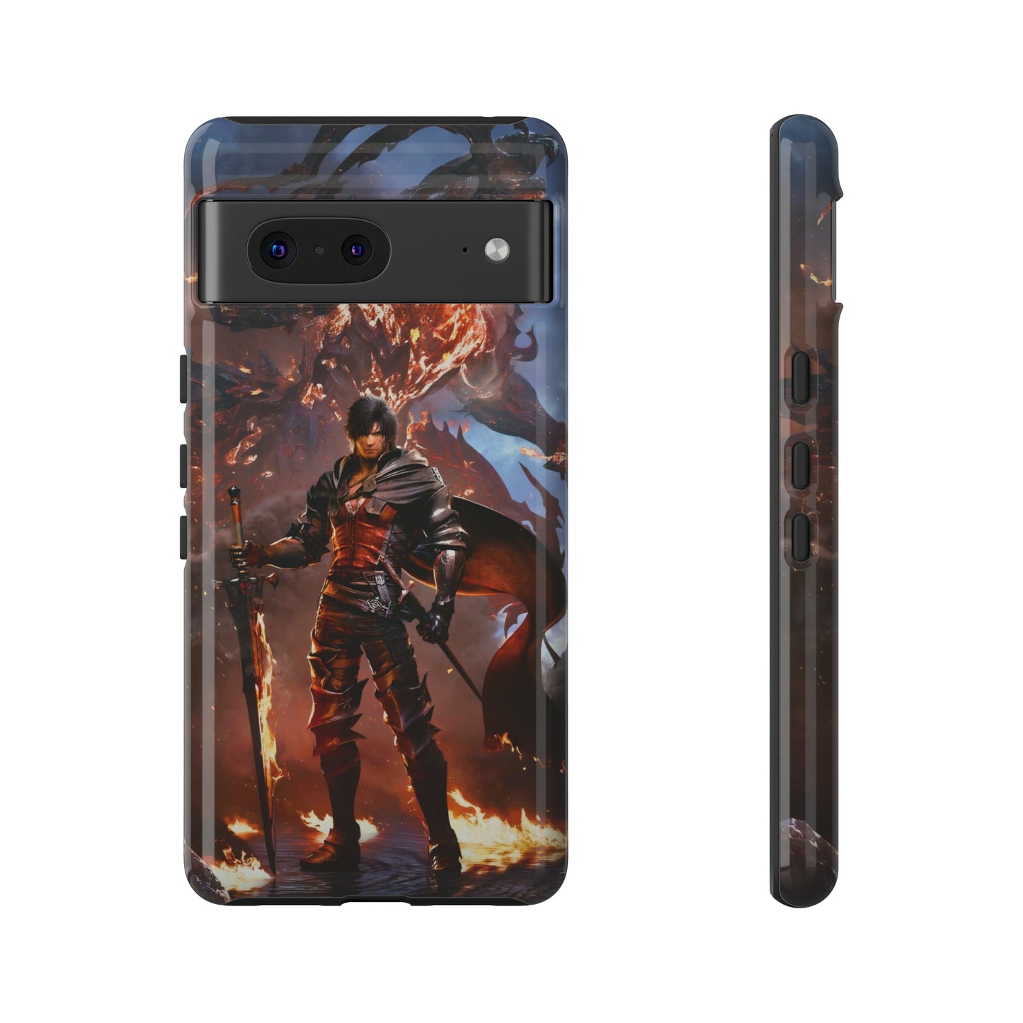 Final Fantasy XVI | Clive Rosfield | Enhance Tough Phone Cases for iPhone 11-15 Pro Max / Samsung S21 - 23 Ultra / Pixel 5 - 7