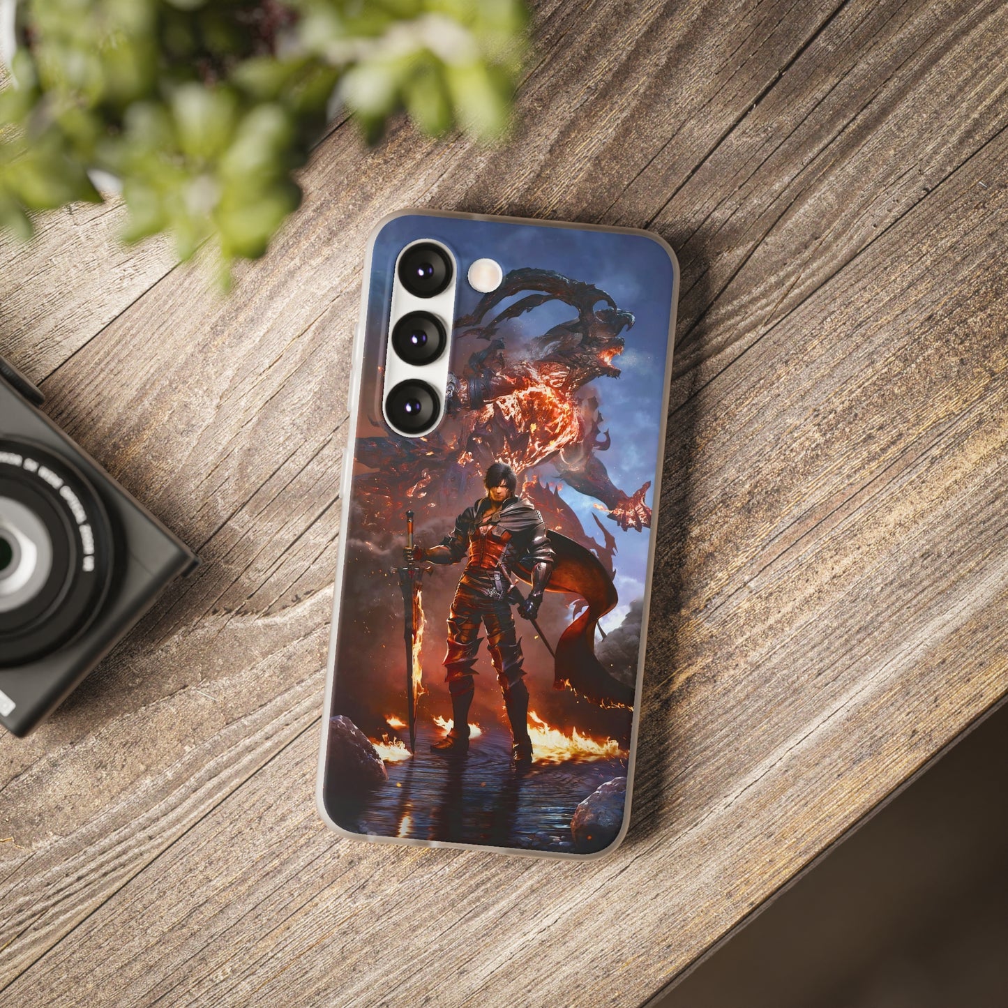 Final Fantasy XVI Clive Rosfield | Flexible Phone Case | Iphone 11-14 Pro Max | Samsung 21-23 Ultra | Gift Packages Choice