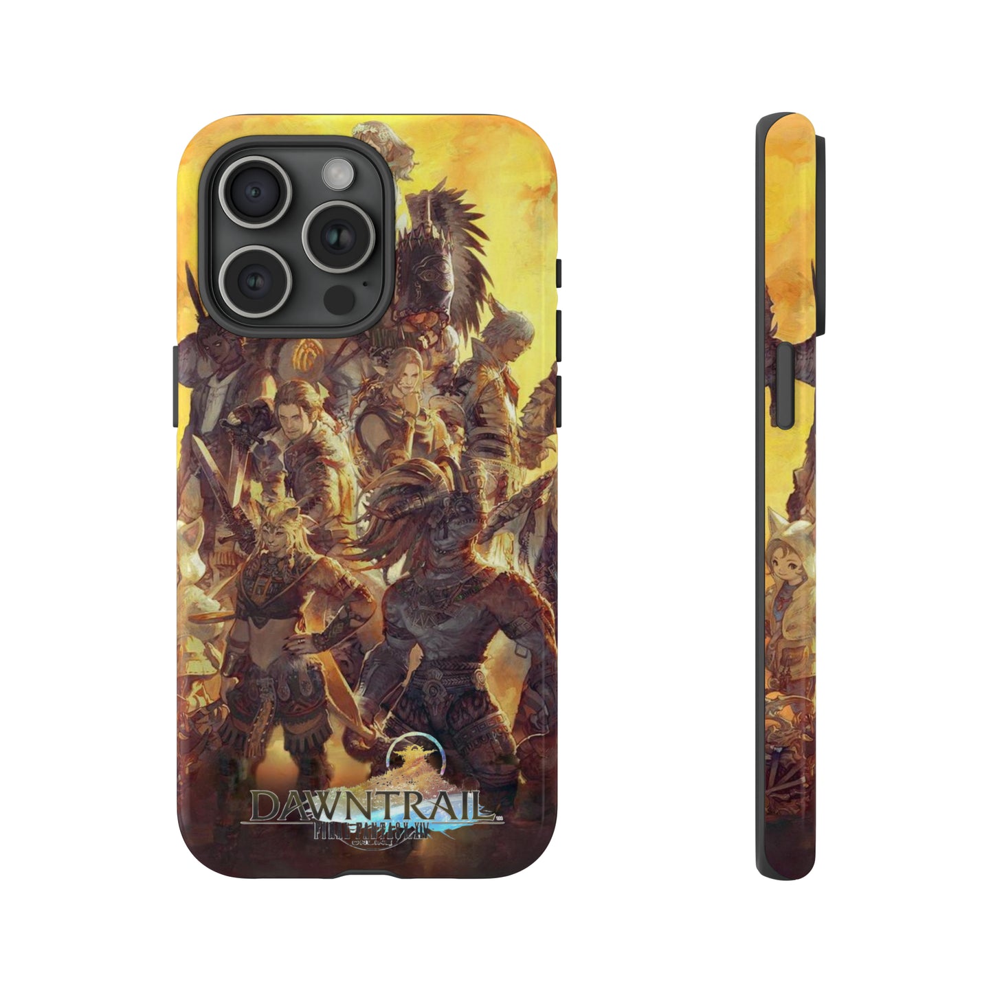 Final Fantasy XIV Dawntrail | Enhance Tough Phone Cases for iPhone 11-15 Pro Max / Samsung S21 - 23 Ultra / Pixel 5 - 7