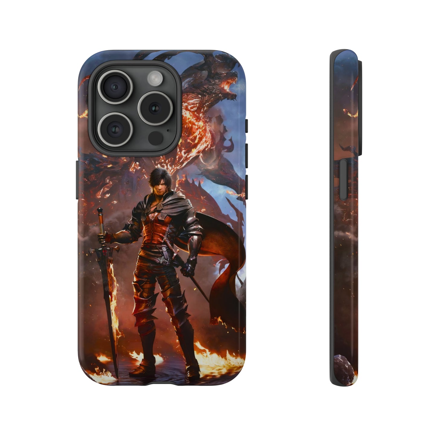 Final Fantasy XVI | Clive Rosfield | Enhance Tough Phone Cases for iPhone 11-15 Pro Max / Samsung S21 - 23 Ultra / Pixel 5 - 7