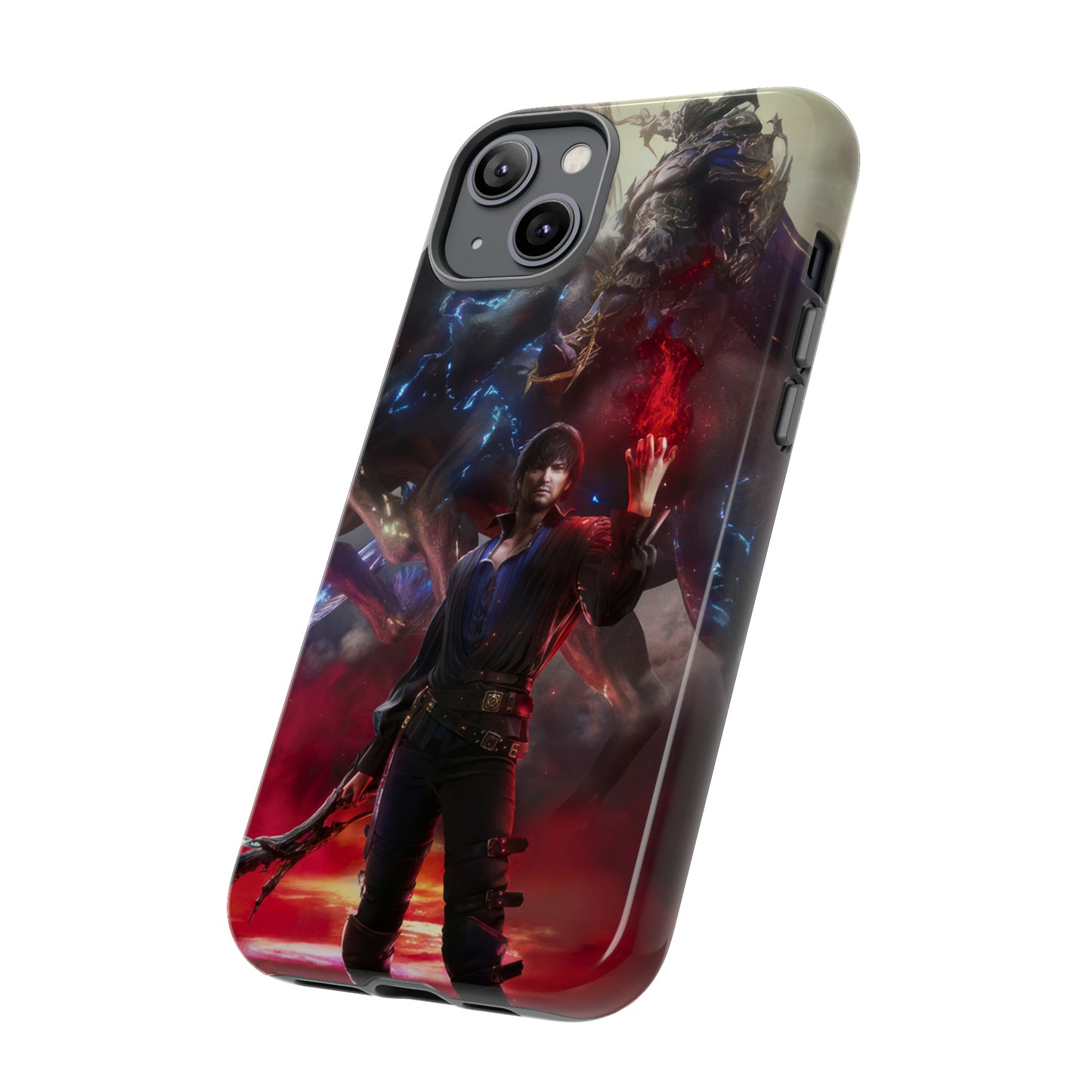 Final Fantasy XVI Barnabas Tharmr | Enhance Tough Phone Cases for iPhone 11-15 Pro Max / Samsung S21 - 23 Ultra / Pixel 5 - 7