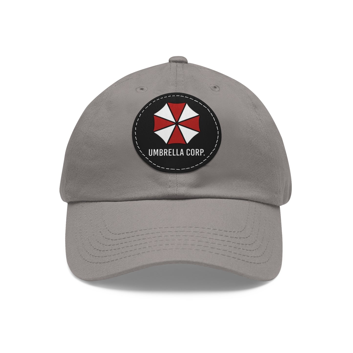 Resident Evil Umbrella Corp. Hat with Leather Patch (Round)