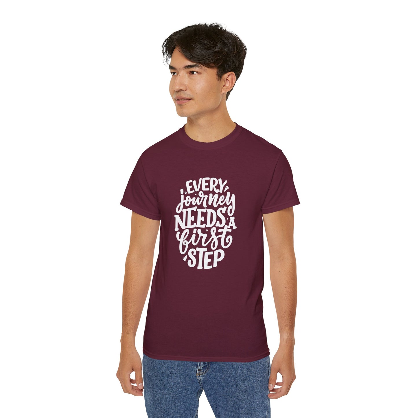 Every Journey Need First Step Unisex Ultra Cotton Tee