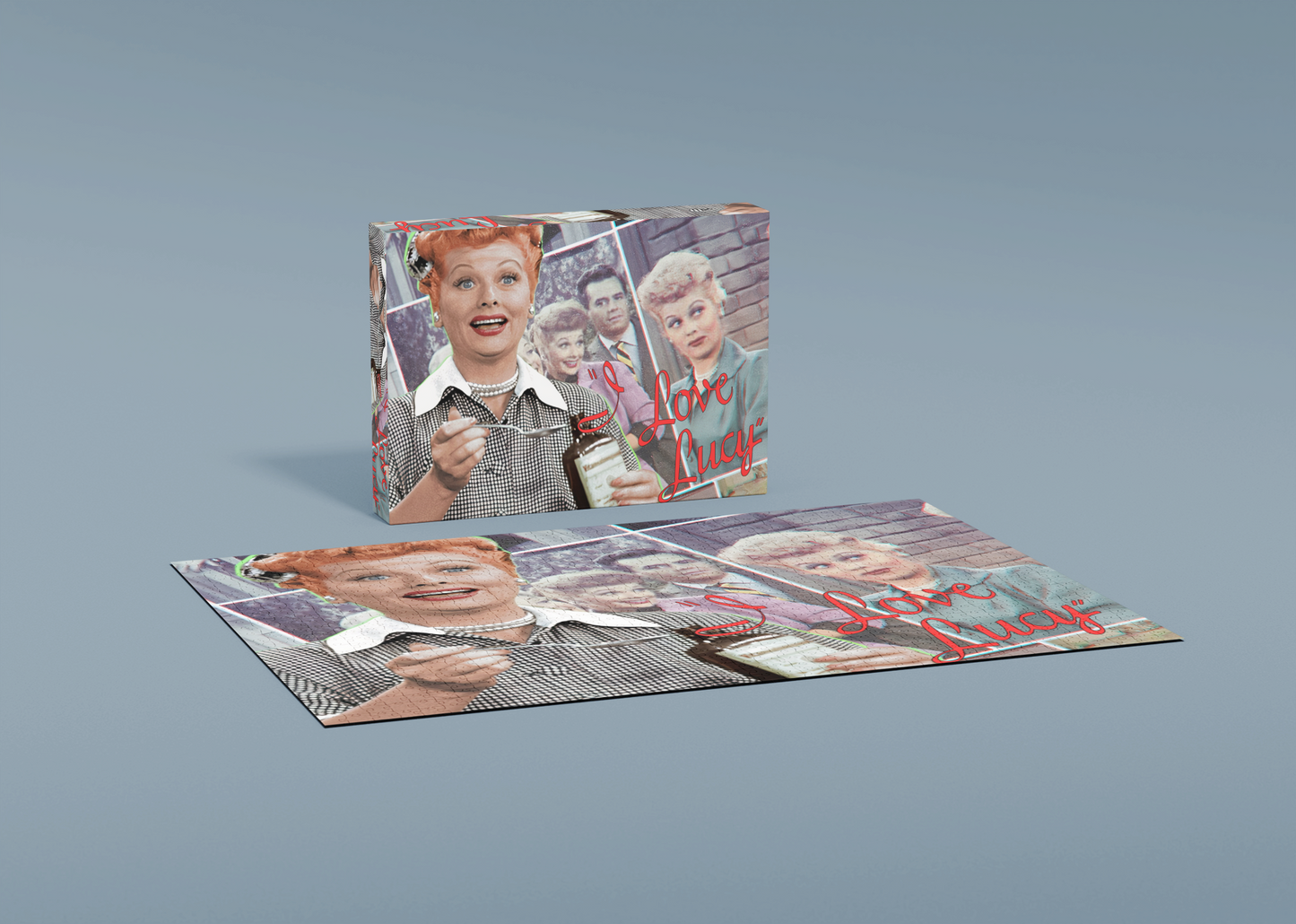 I Love Lucy Puzzle (110, 252, 520, 1014-piece) - Fun Jigsaw for Fans, Entertainment Activity, Retro TV Show Gift, Relaxing Hobby, Christmas