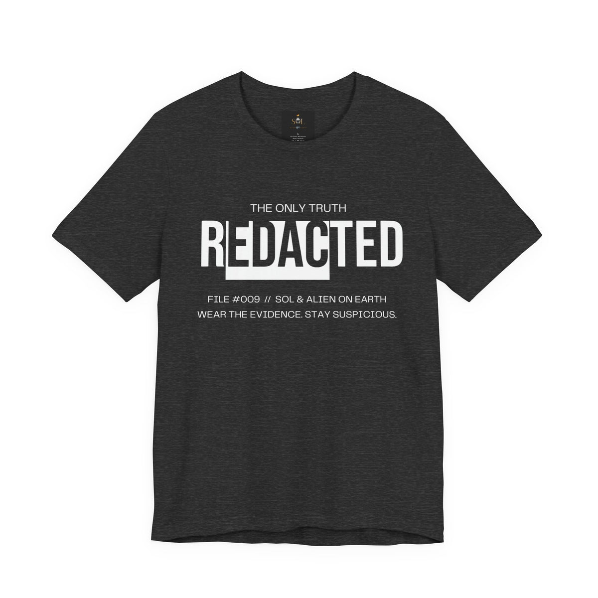 Redacted — Statement Tee | File #009