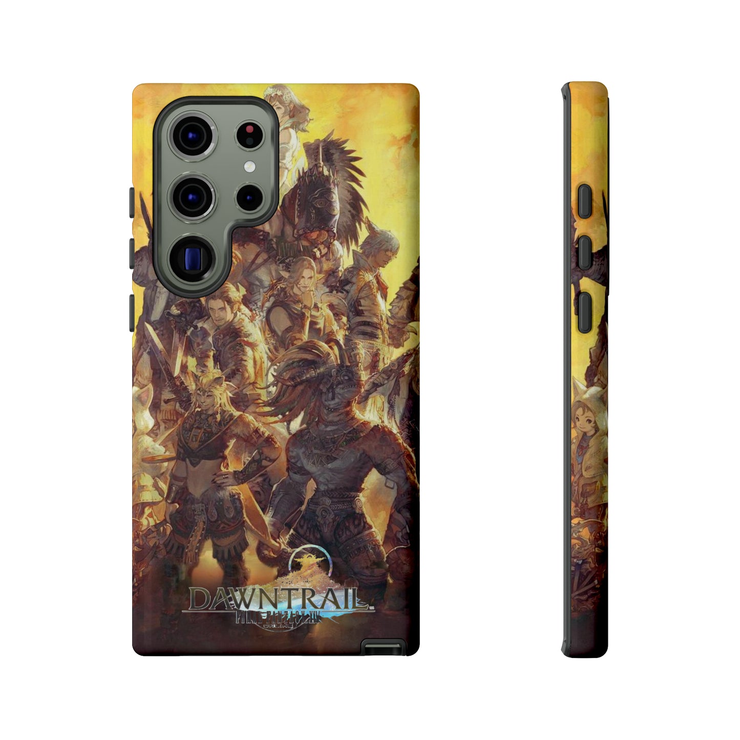 Final Fantasy XIV Dawntrail | Enhance Tough Phone Cases for iPhone 11-15 Pro Max / Samsung S21 - 23 Ultra / Pixel 5 - 7