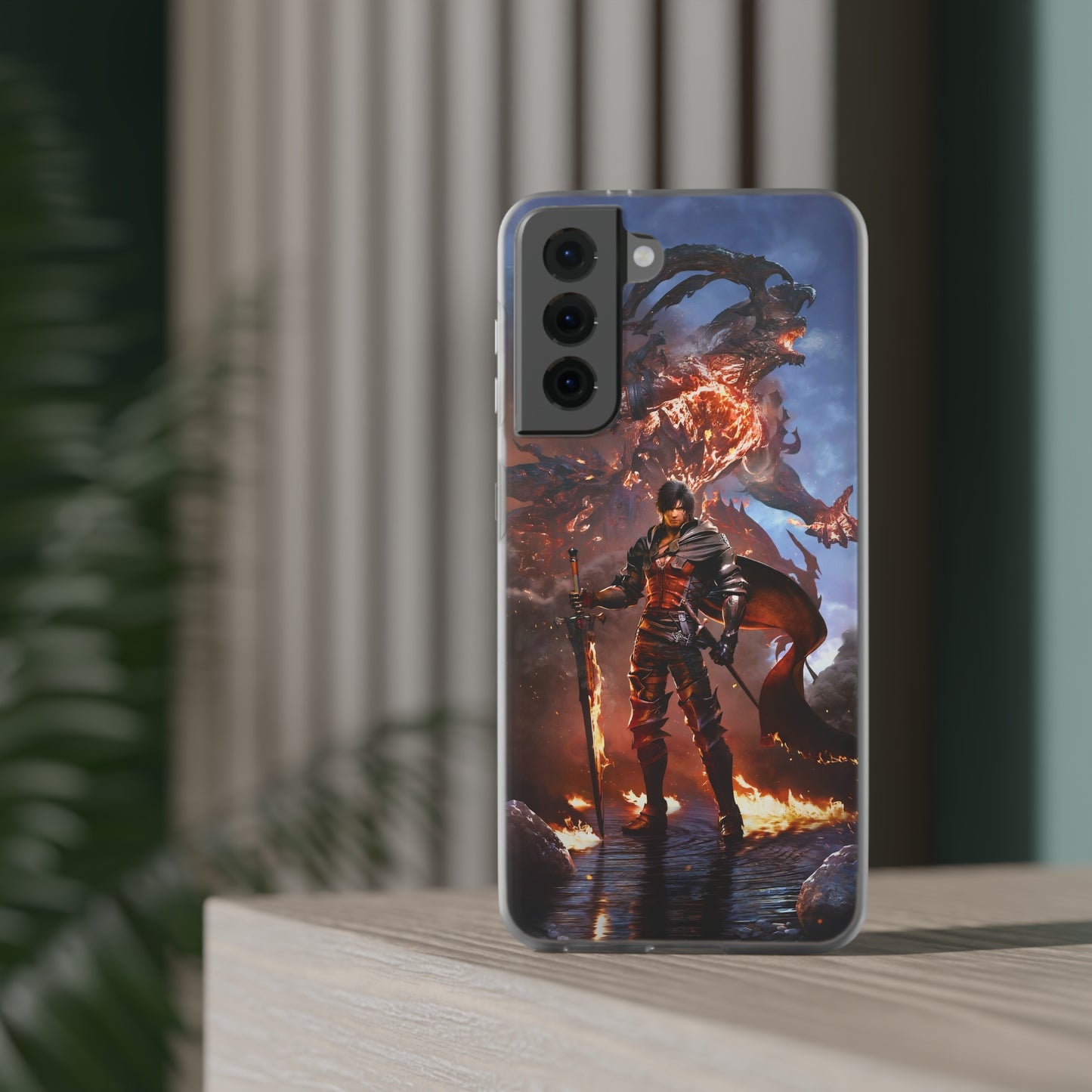 Final Fantasy XVI Clive Rosfield | Flexible Phone Case | Iphone 11-14 Pro Max | Samsung 21-23 Ultra | Gift Packages Choice