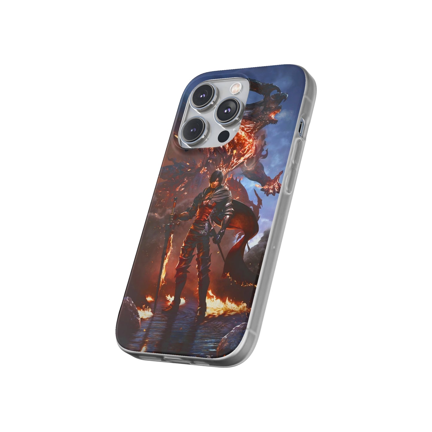 Final Fantasy XVI Clive Rosfield | Flexible Phone Case | Iphone 11-14 Pro Max | Samsung 21-23 Ultra | Gift Packages Choice