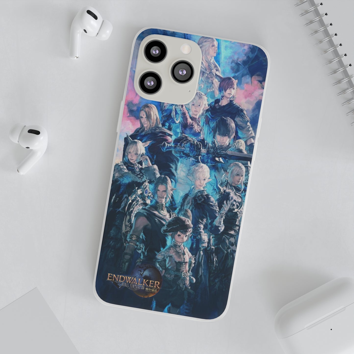 Final Fantasy XIV Endwalker | Flexible Phone Case | Iphone 11-14 Pro Max | Samsung 21-23 Ultra