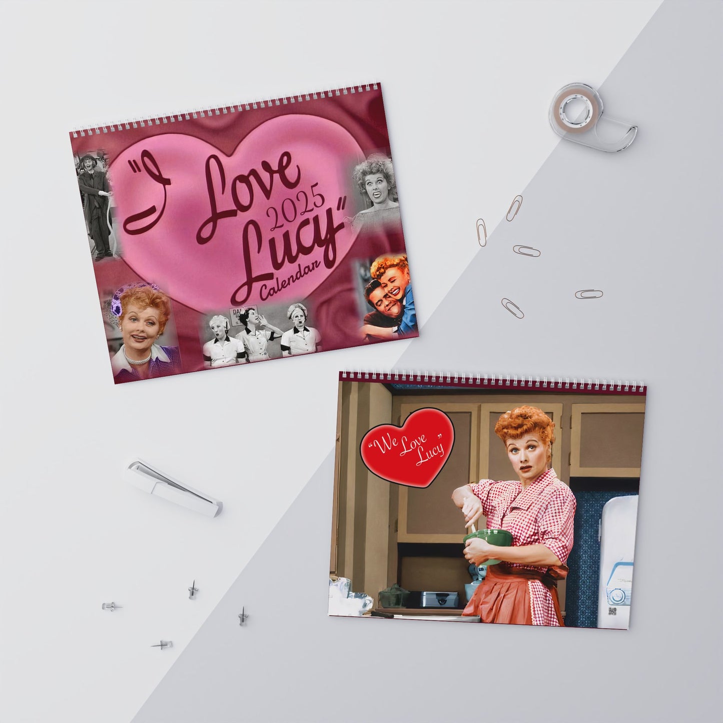 I Love Lucy 2025 Classic Design Wall Calendar | 2 Size Options 11" x 8.5" and 14" x 11.5" | TV Lover - Gift  For Fans of Lucy - Love Letter