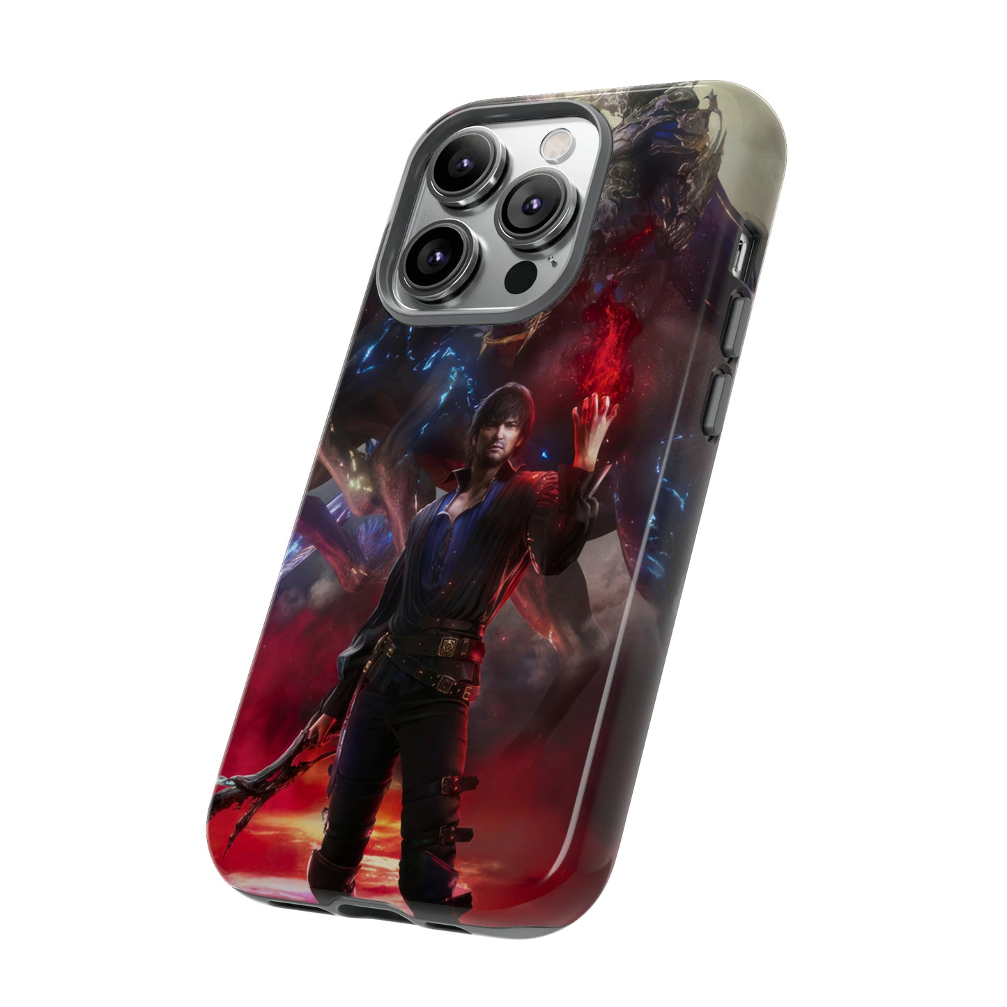 Final Fantasy XVI Barnabas Tharmr | Enhance Tough Phone Cases for iPhone 11-15 Pro Max / Samsung S21 - 23 Ultra / Pixel 5 - 7