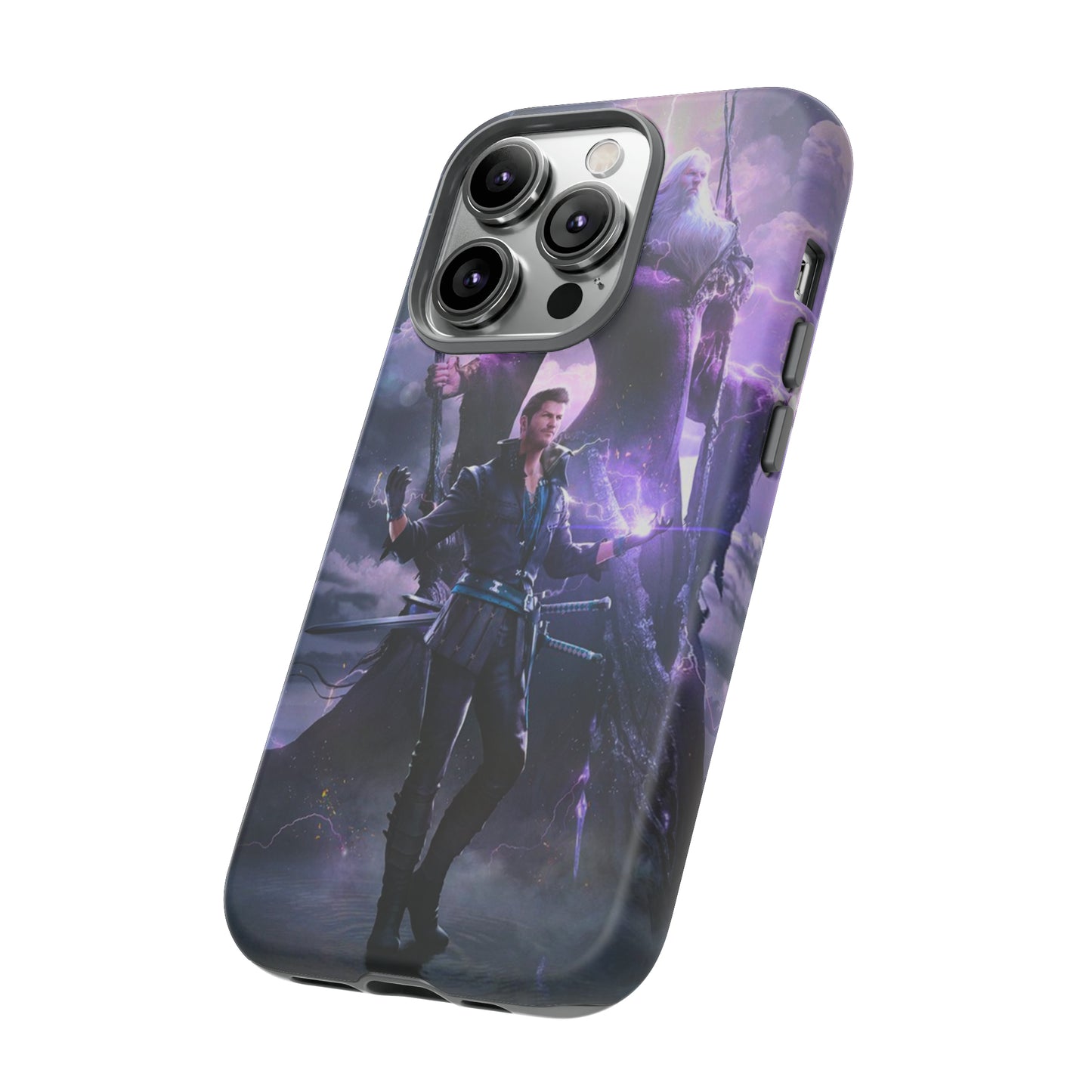 Final Fantasy XVI | Cidolfus Telamon | Enhance Tough Phone Cases for iPhone 11-15 Pro Max / Samsung S21 - 23 Ultra / Pixel 5 - 7