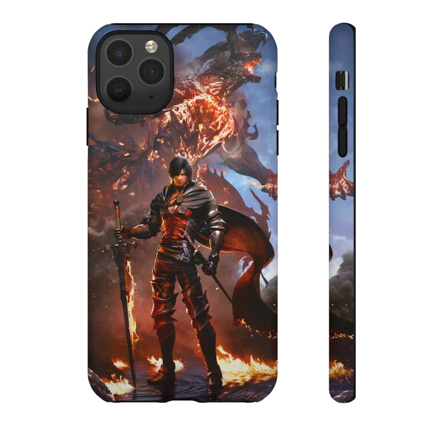 Final Fantasy XVI | Clive Rosfield | Enhance Tough Phone Cases for iPhone 11-15 Pro Max / Samsung S21 - 23 Ultra / Pixel 5 - 7