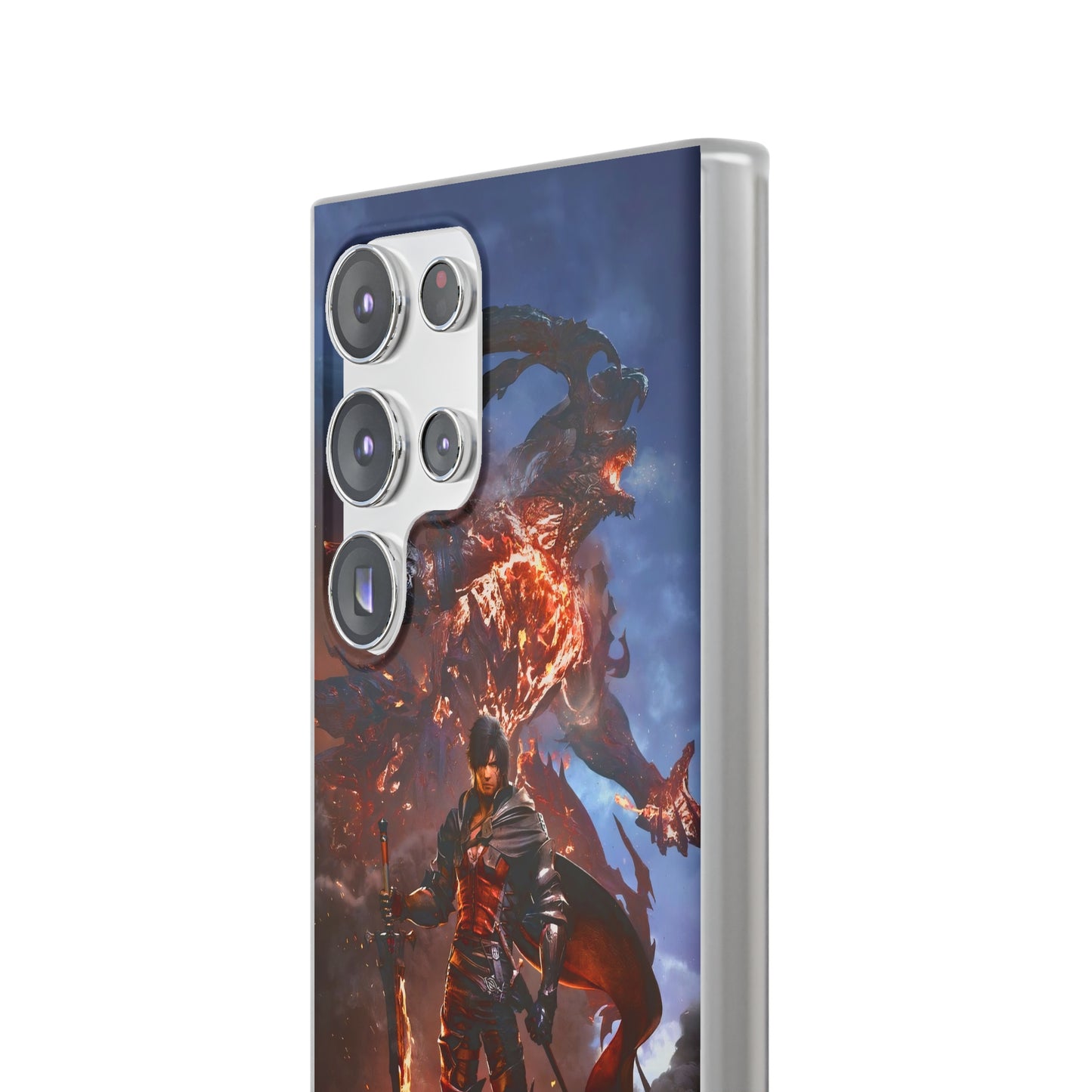 Final Fantasy XVI Clive Rosfield | Flexible Phone Case | Iphone 11-14 Pro Max | Samsung 21-23 Ultra | Gift Packages Choice