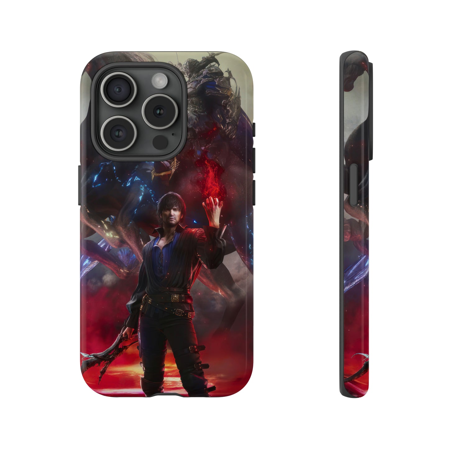 Final Fantasy XVI Barnabas Tharmr | Enhance Tough Phone Cases for iPhone 11-15 Pro Max / Samsung S21 - 23 Ultra / Pixel 5 - 7