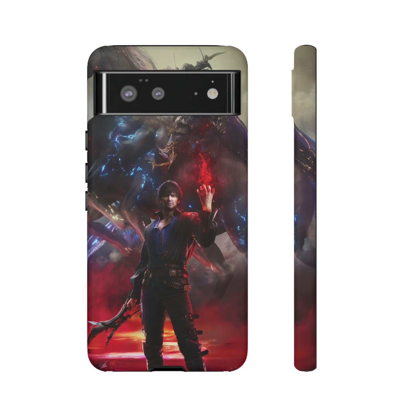 Final Fantasy XVI Barnabas Tharmr | Enhance Tough Phone Cases for iPhone 11-15 Pro Max / Samsung S21 - 23 Ultra / Pixel 5 - 7