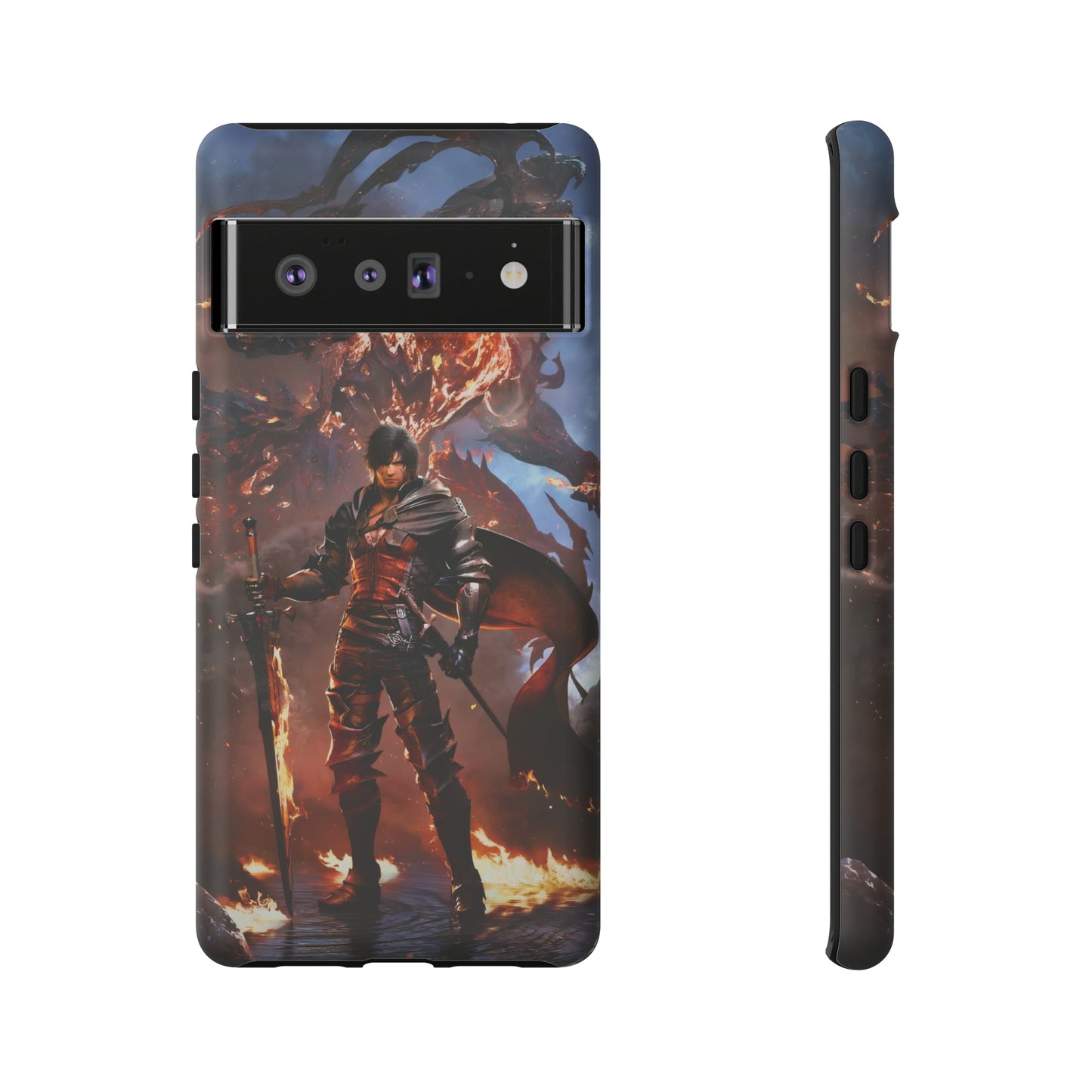 Final Fantasy XVI | Clive Rosfield | Enhance Tough Phone Cases for iPhone 11-15 Pro Max / Samsung S21 - 23 Ultra / Pixel 5 - 7