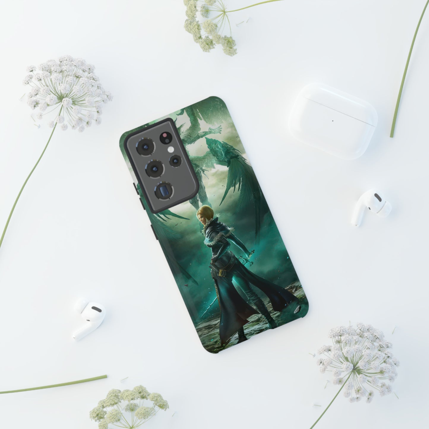 Final Fantasy XVI Benedikta Harman |  Enhance Tough Phone Cases for iPhone 11-15 Pro Max / Samsung S21 - 23 Ultra / Pixel 5 - 7