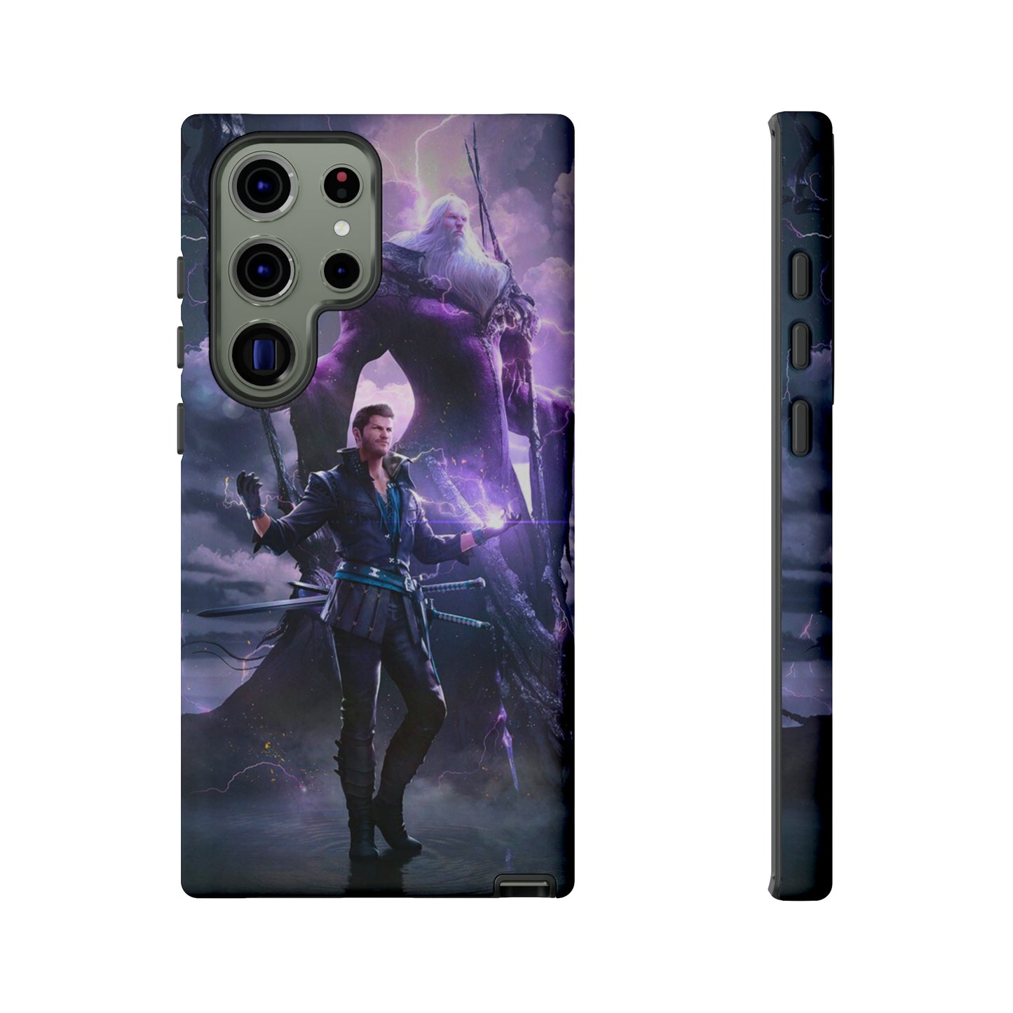 Final Fantasy XVI | Cidolfus Telamon | Enhance Tough Phone Cases for iPhone 11-15 Pro Max / Samsung S21 - 23 Ultra / Pixel 5 - 7