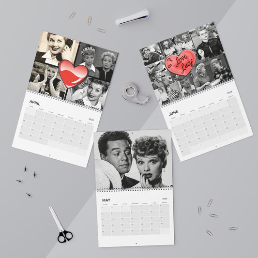 I Love Lucy Wall Calendar (2024) (* Enhance Quality Update )