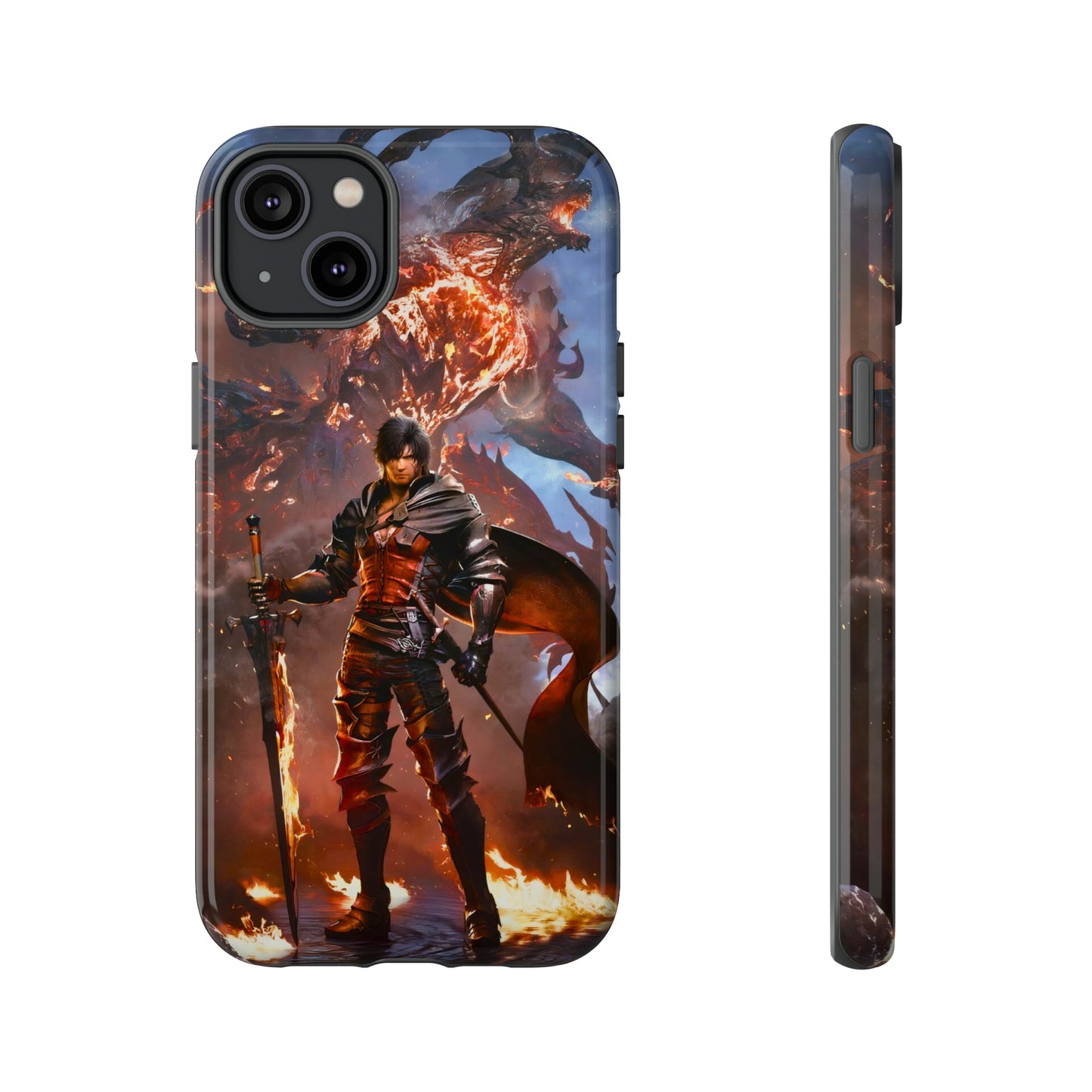 Final Fantasy XVI | Clive Rosfield | Enhance Tough Phone Cases for iPhone 11-15 Pro Max / Samsung S21 - 23 Ultra / Pixel 5 - 7