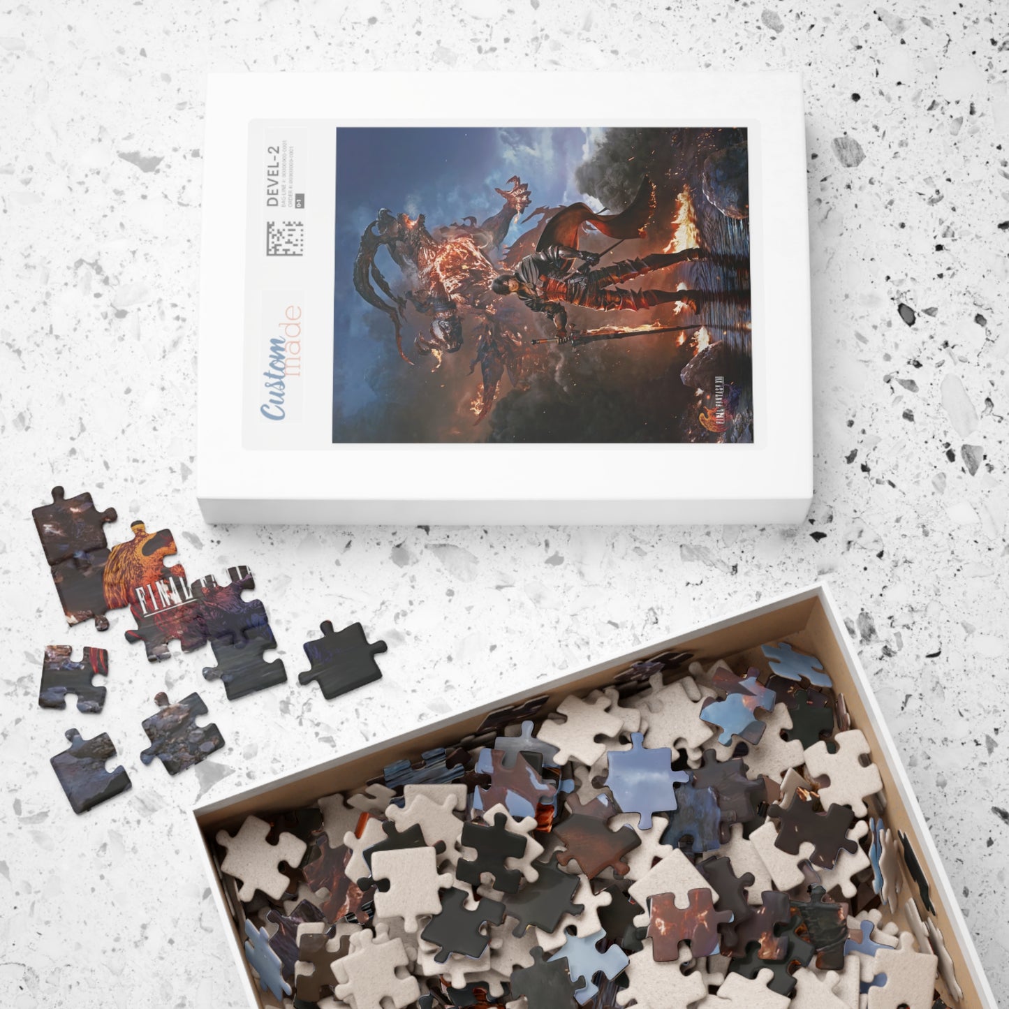 Final Fantasy XVI Clive Rosfield Art Jigsaws Puzzle (252,520,1014-piece) Game Gift | Gamer gift