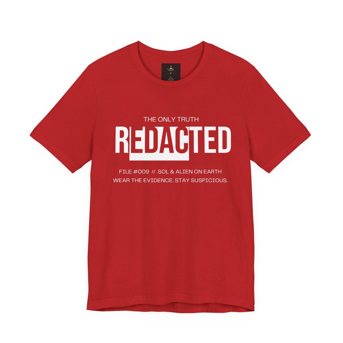 Redacted — Statement Tee | File #009
