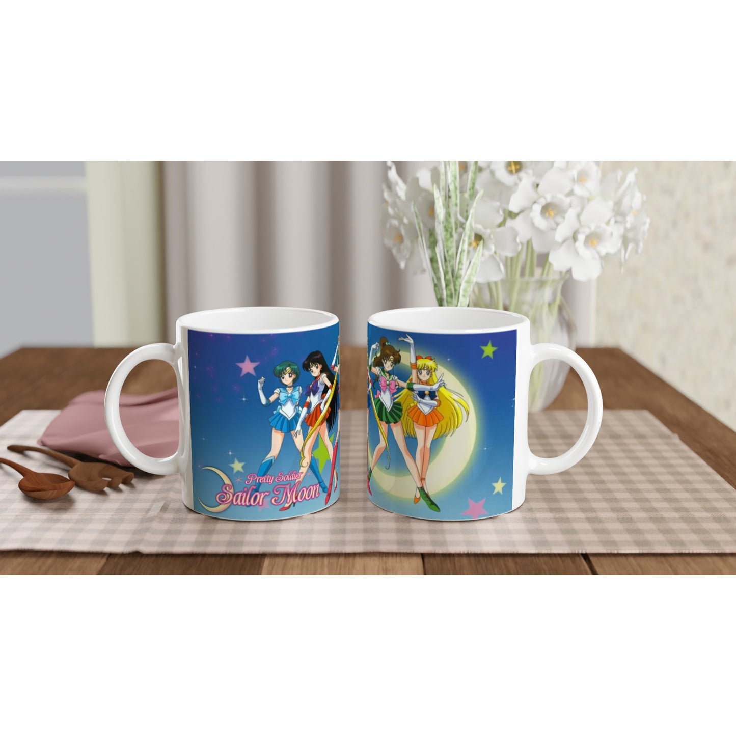 Sailor Moon | 3 Size | White Ceramic Mug