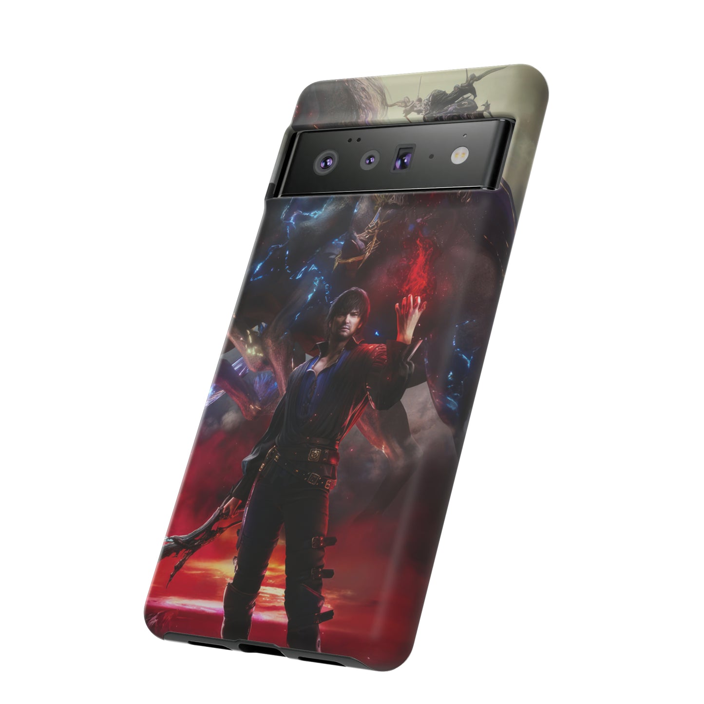 Final Fantasy XVI Barnabas Tharmr | Enhance Tough Phone Cases for iPhone 11-15 Pro Max / Samsung S21 - 23 Ultra / Pixel 5 - 7