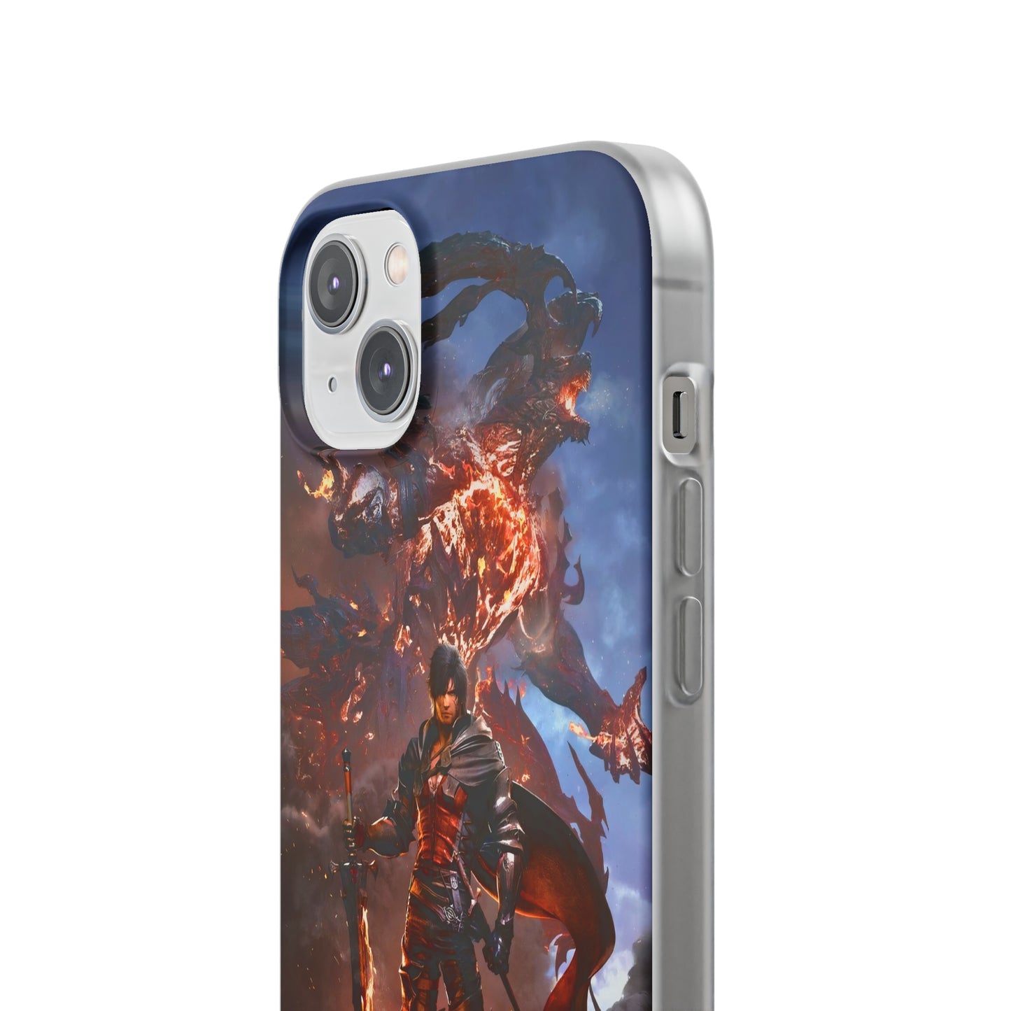 Final Fantasy XVI Clive Rosfield | Flexible Phone Case | Iphone 11-14 Pro Max | Samsung 21-23 Ultra | Gift Packages Choice