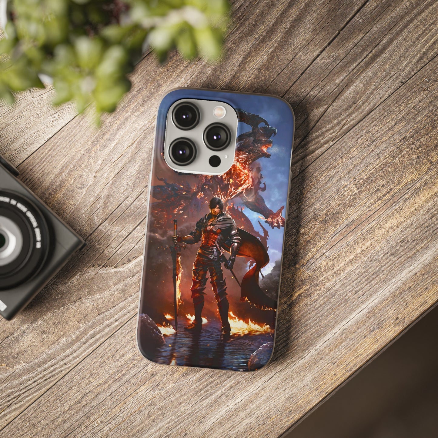 Final Fantasy XVI Clive Rosfield | Flexible Phone Case | Iphone 11-14 Pro Max | Samsung 21-23 Ultra | Gift Packages Choice