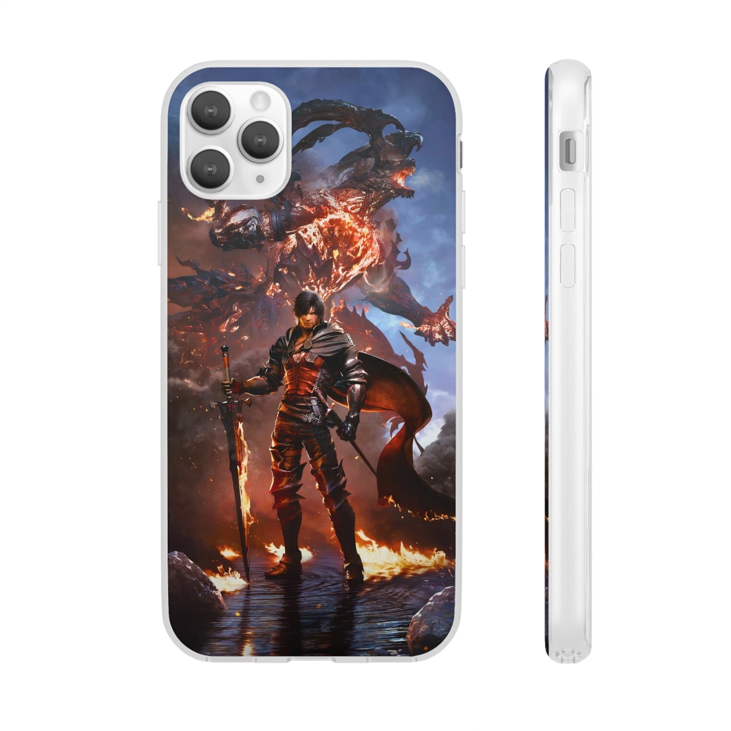 Final Fantasy XVI Clive Rosfield | Flexible Phone Case | Iphone 11-14 Pro Max | Samsung 21-23 Ultra | Gift Packages Choice