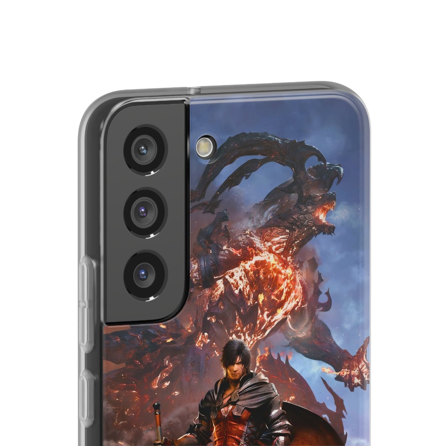 Final Fantasy XVI Clive Rosfield | Flexible Phone Case | Iphone 11-14 Pro Max | Samsung 21-23 Ultra | Gift Packages Choice