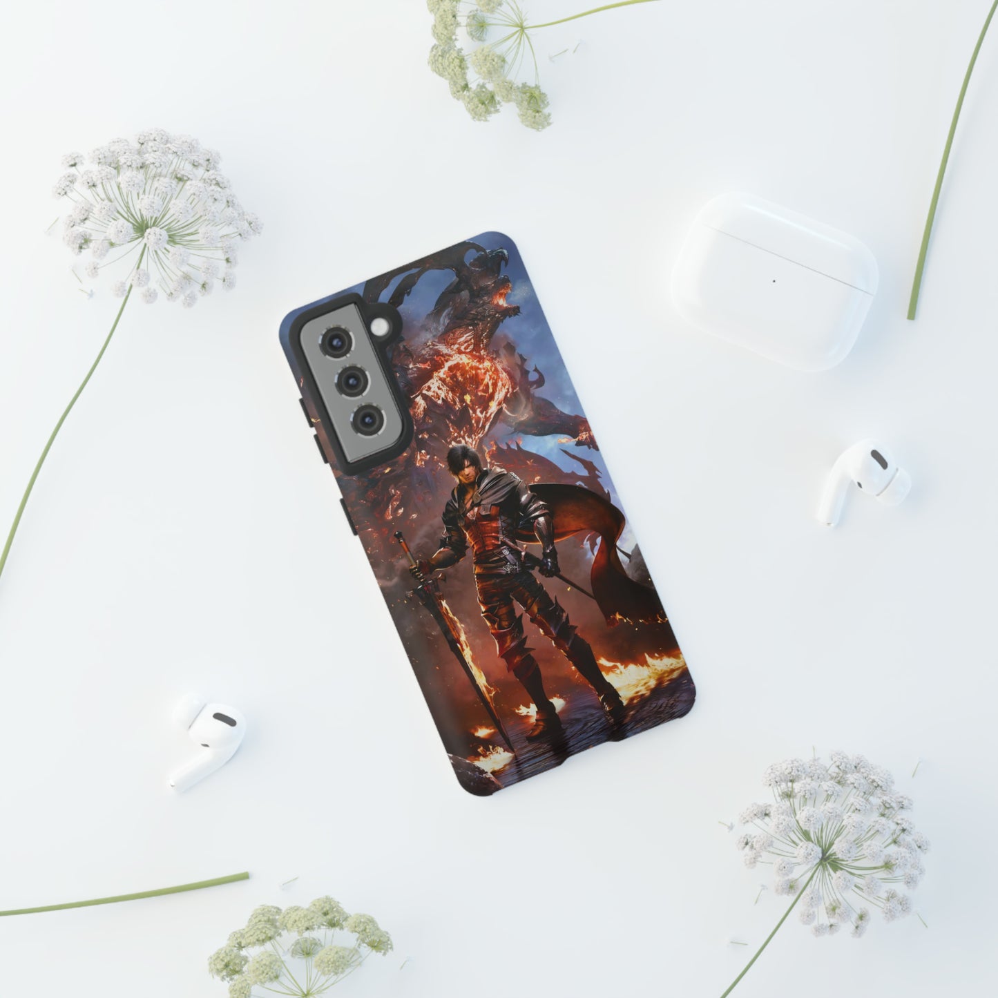 Final Fantasy XVI | Clive Rosfield | Enhance Tough Phone Cases for iPhone 11-15 Pro Max / Samsung S21 - 23 Ultra / Pixel 5 - 7