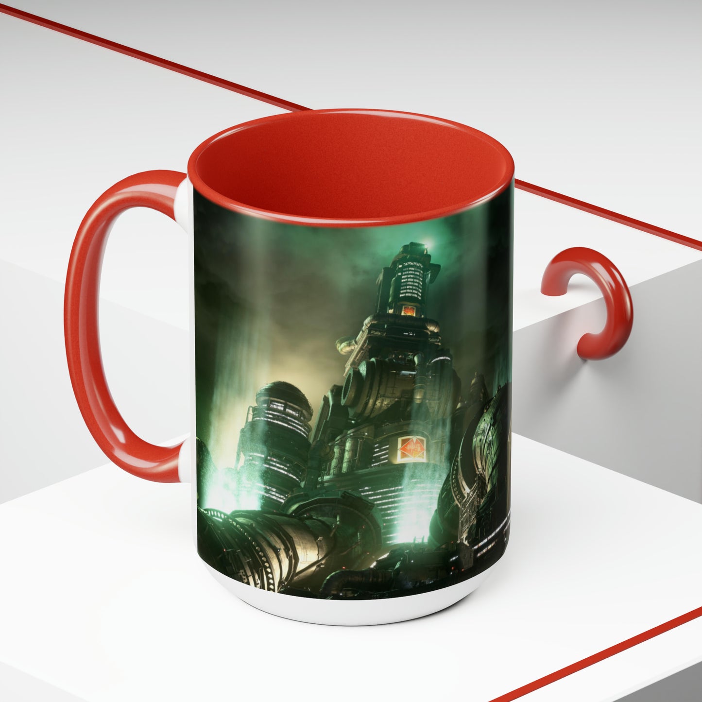 Final Fantasy VII Remake Two-Tone Coffee Mugs, 15oz