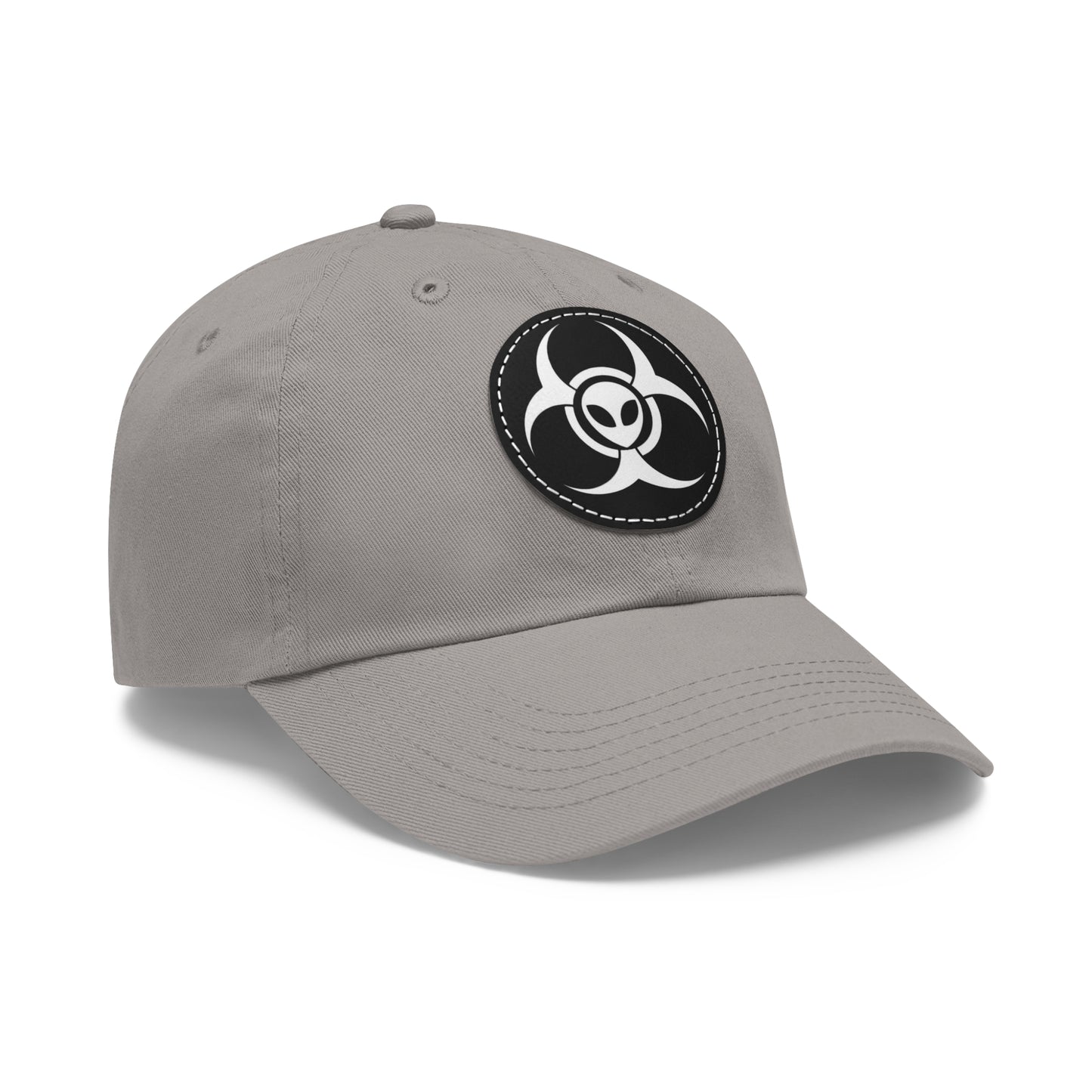 Skinwalker Ranch Alien UAP Hat with Leather Patch (Round)