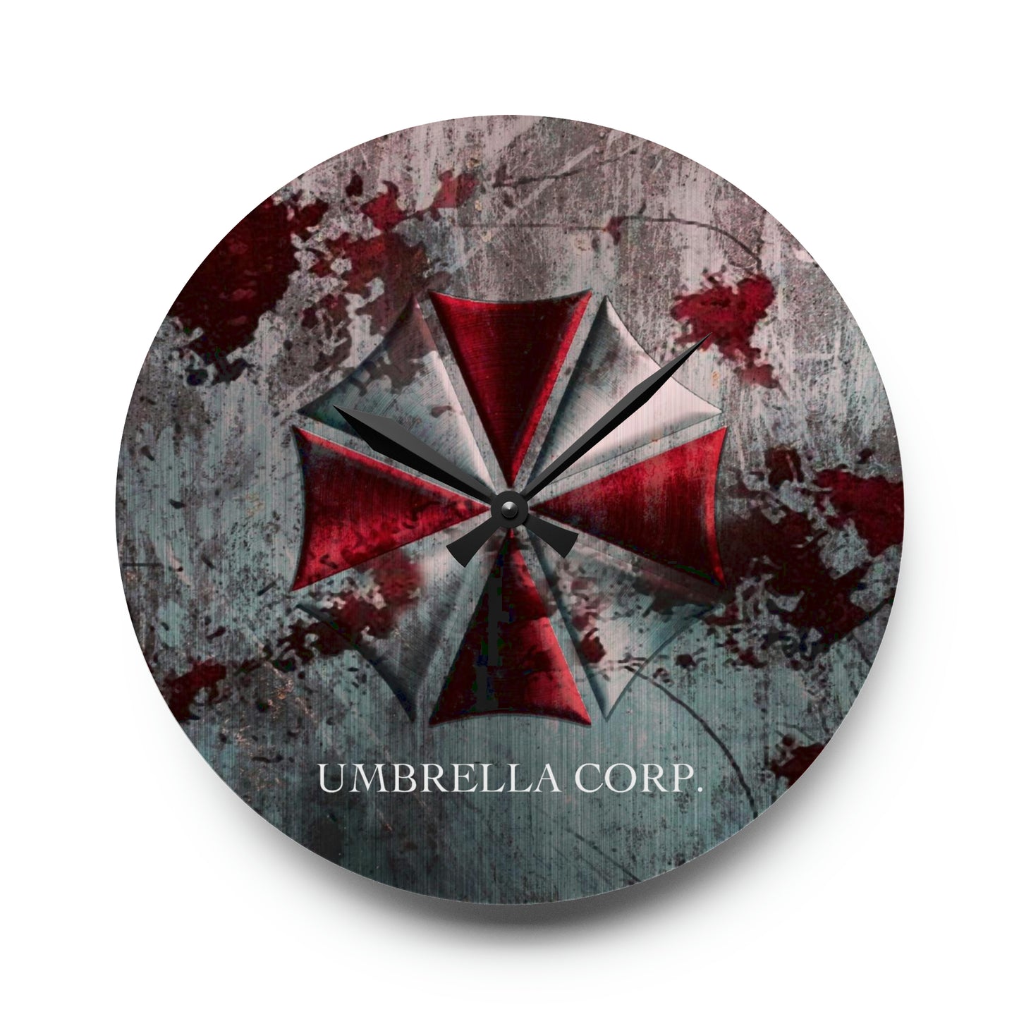 Resident Evil Umbrella Corp. | Acrylic Wall Clock | TV Classic | Gift