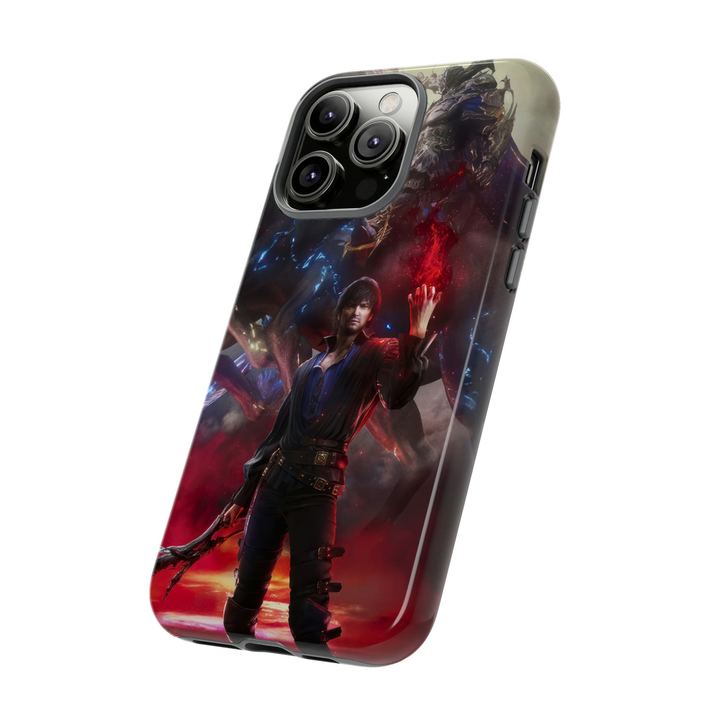 Final Fantasy XVI Barnabas Tharmr | Enhance Tough Phone Cases for iPhone 11-15 Pro Max / Samsung S21 - 23 Ultra / Pixel 5 - 7