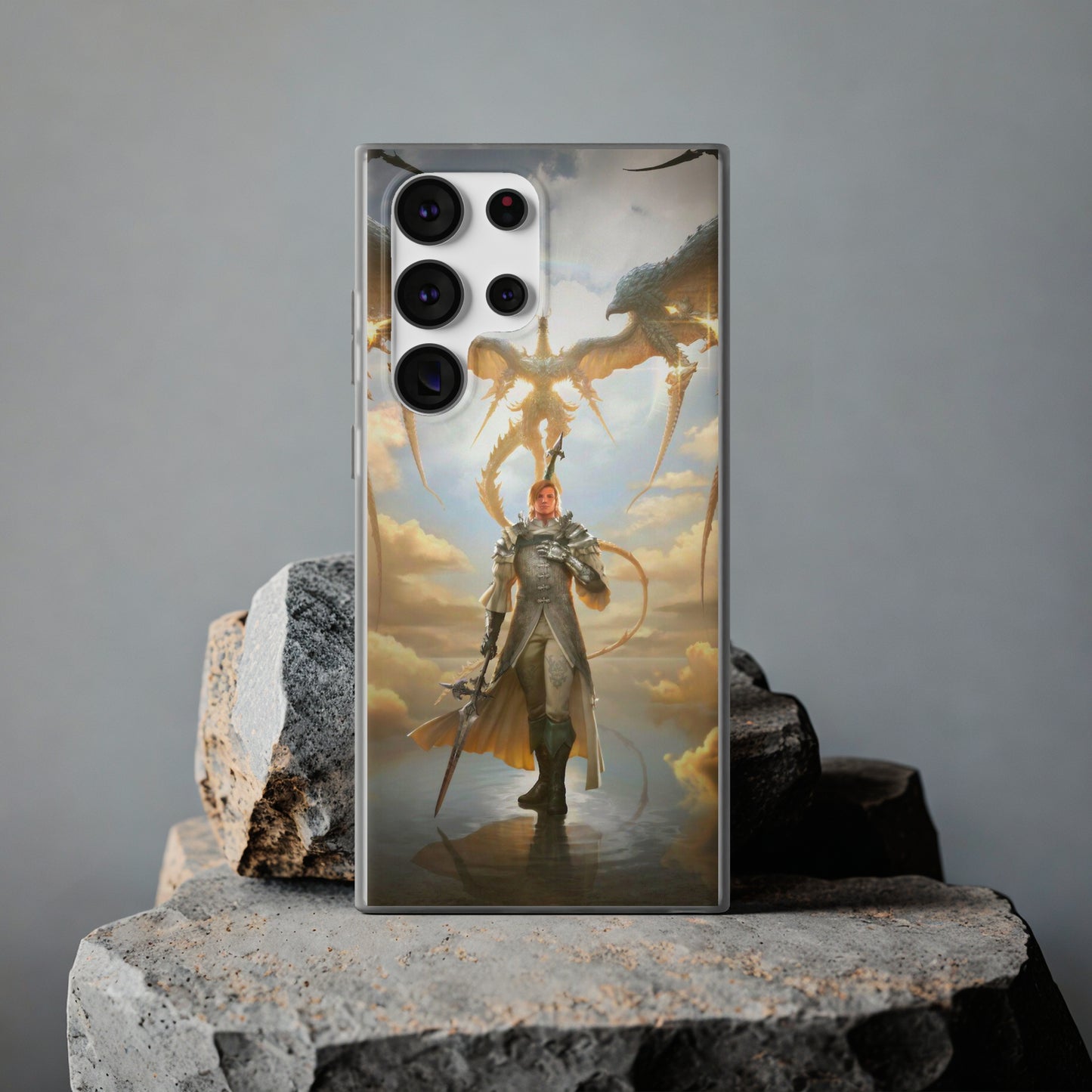 Final Fantasy XVI Dion Lesage | Flexible Phone Case | Iphone 11-14 Pro Max | Samsung 21-23 Ultra | Gift Packages Choice