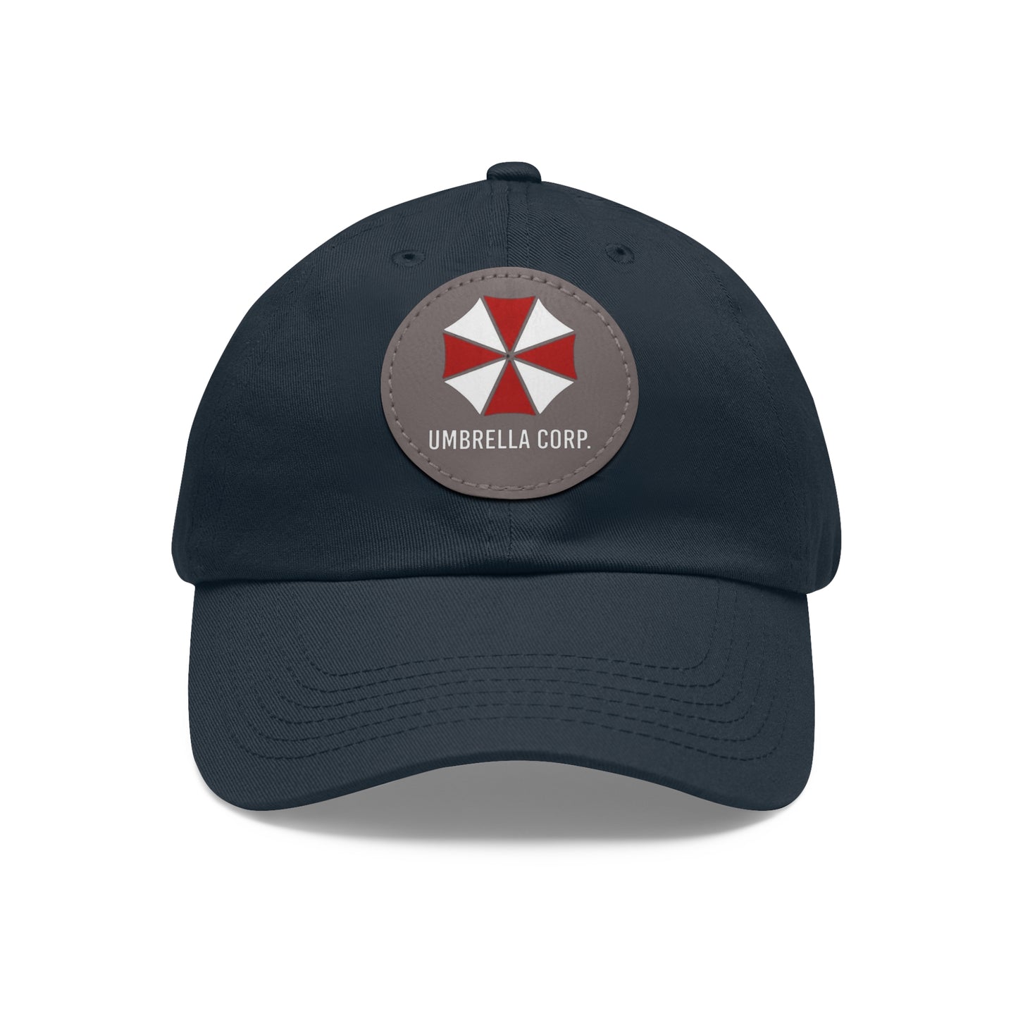 Resident Evil Umbrella Corp. Hat with Leather Patch (Round)