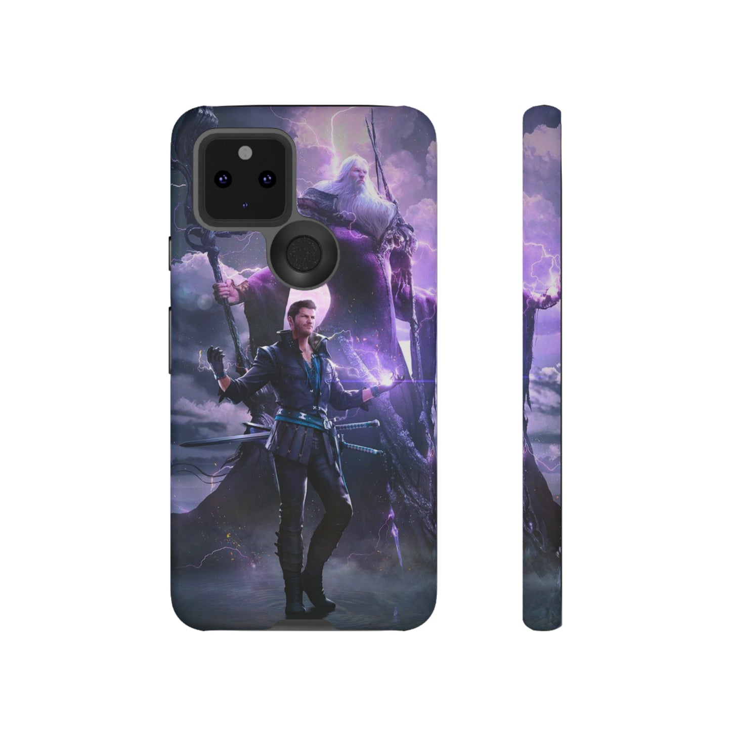 Final Fantasy XVI | Cidolfus Telamon | Enhance Tough Phone Cases for iPhone 11-15 Pro Max / Samsung S21 - 23 Ultra / Pixel 5 - 7