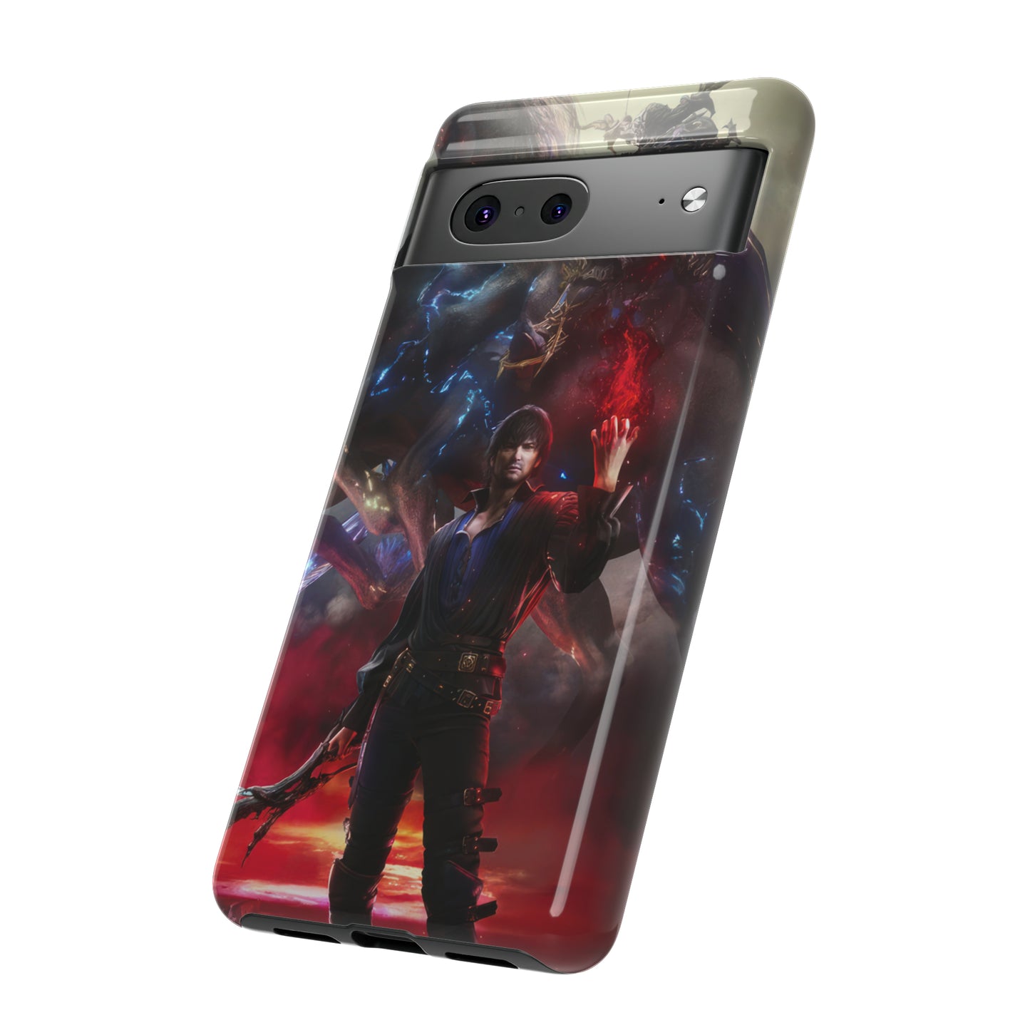 Final Fantasy XVI Barnabas Tharmr | Enhance Tough Phone Cases for iPhone 11-15 Pro Max / Samsung S21 - 23 Ultra / Pixel 5 - 7