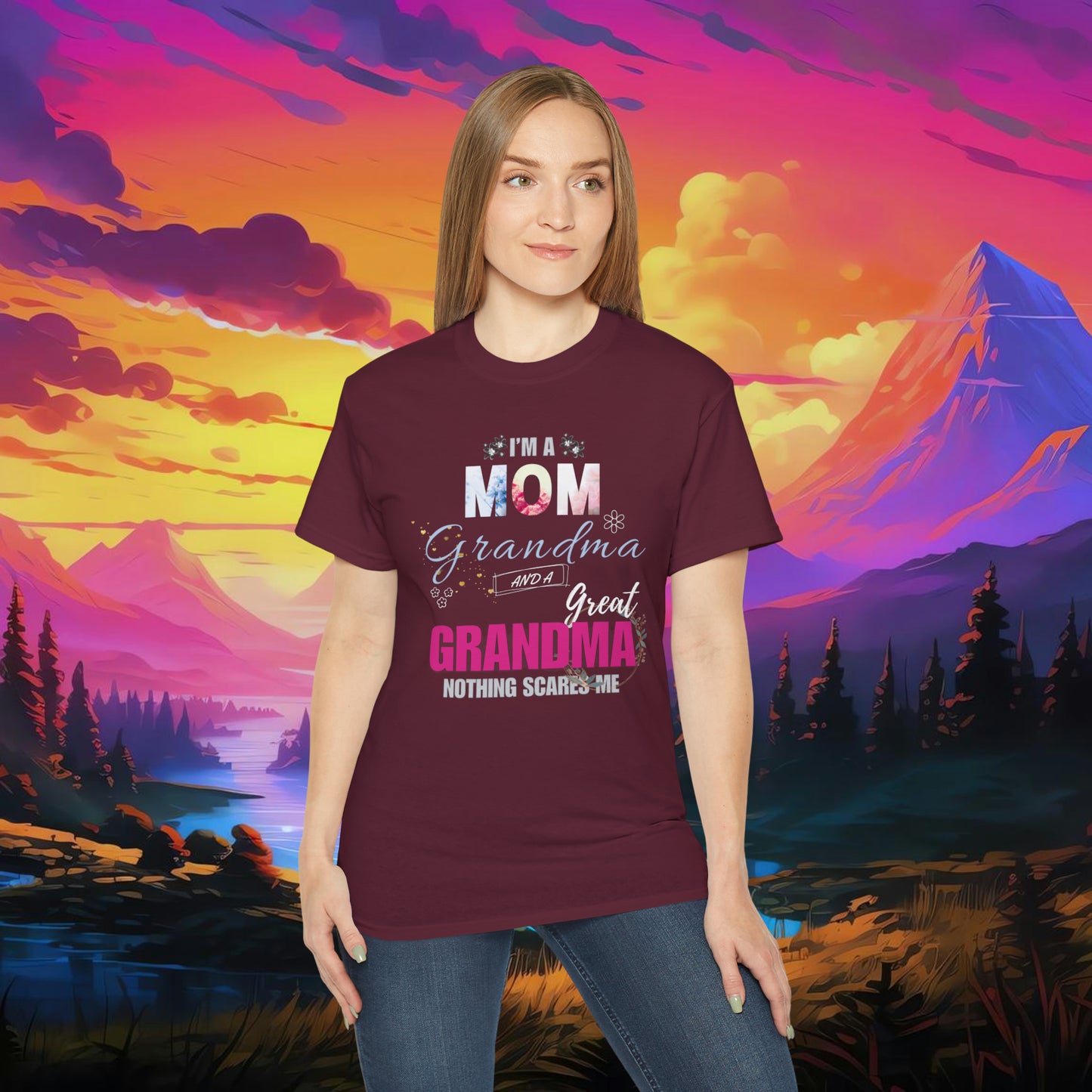 I'm A Mom Grandma Unisex Ultra Cotton Tee