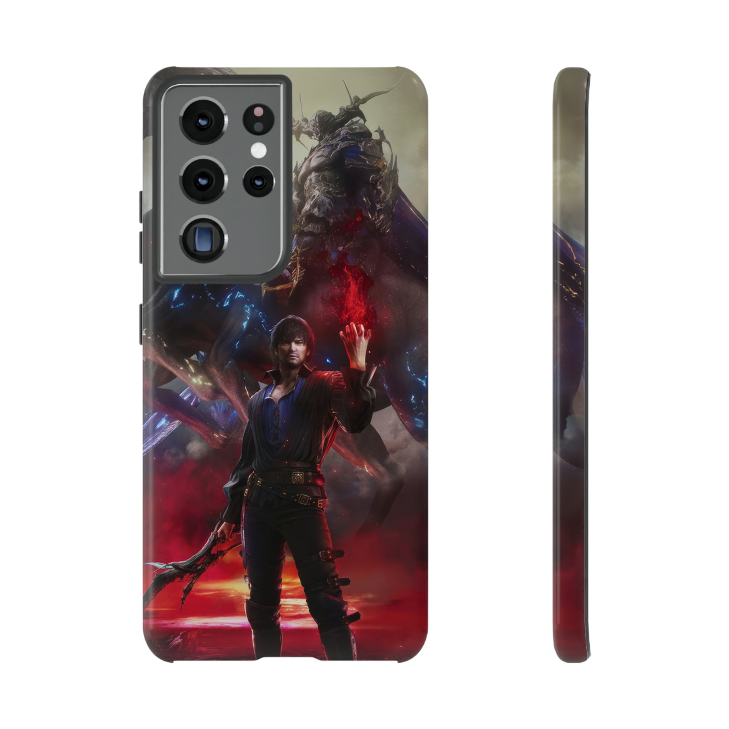 Final Fantasy XVI Barnabas Tharmr | Enhance Tough Phone Cases for iPhone 11-15 Pro Max / Samsung S21 - 23 Ultra / Pixel 5 - 7