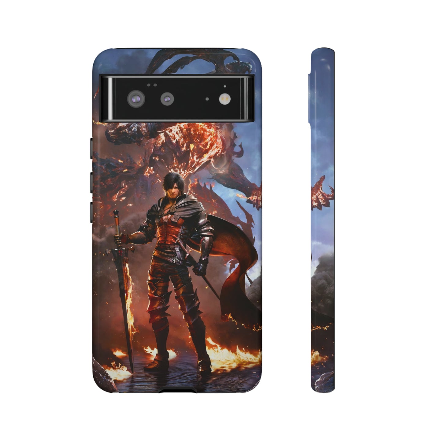 Final Fantasy XVI | Clive Rosfield | Enhance Tough Phone Cases for iPhone 11-15 Pro Max / Samsung S21 - 23 Ultra / Pixel 5 - 7