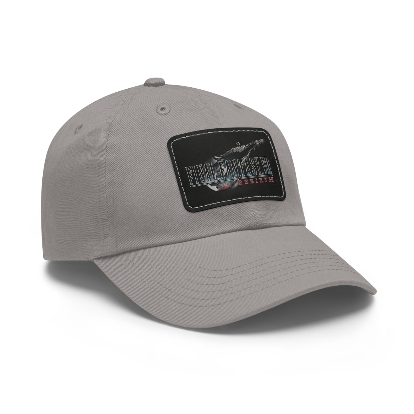 Final Fantasy VII Remake Rebirth Logo Hat with Leather Patch (Rectangle)